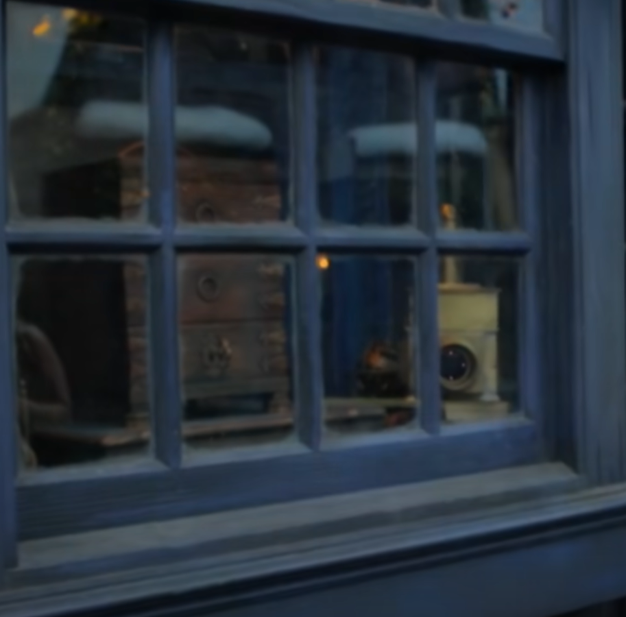 Camera hidden in display props