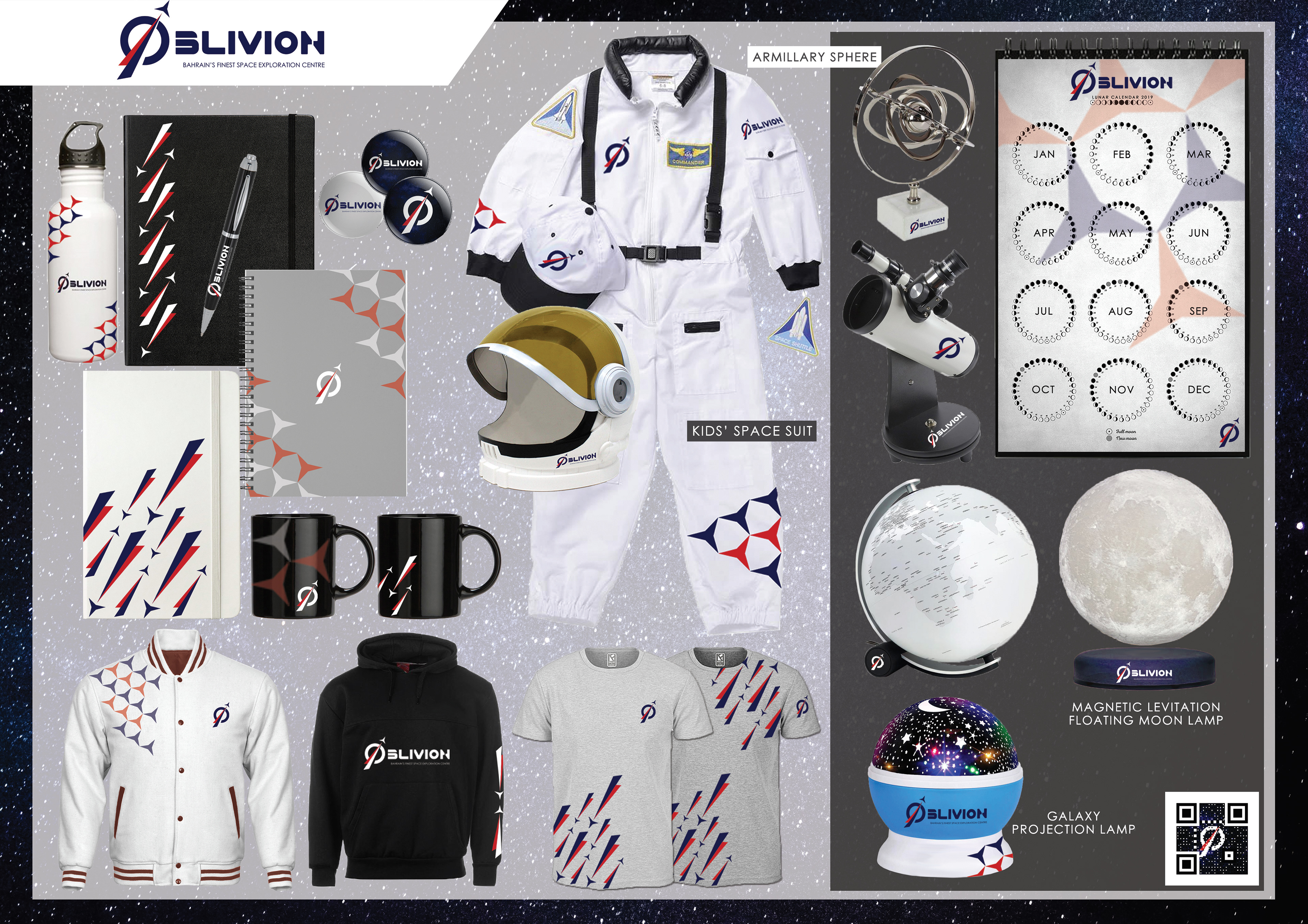 Collateral board for the brand’s products