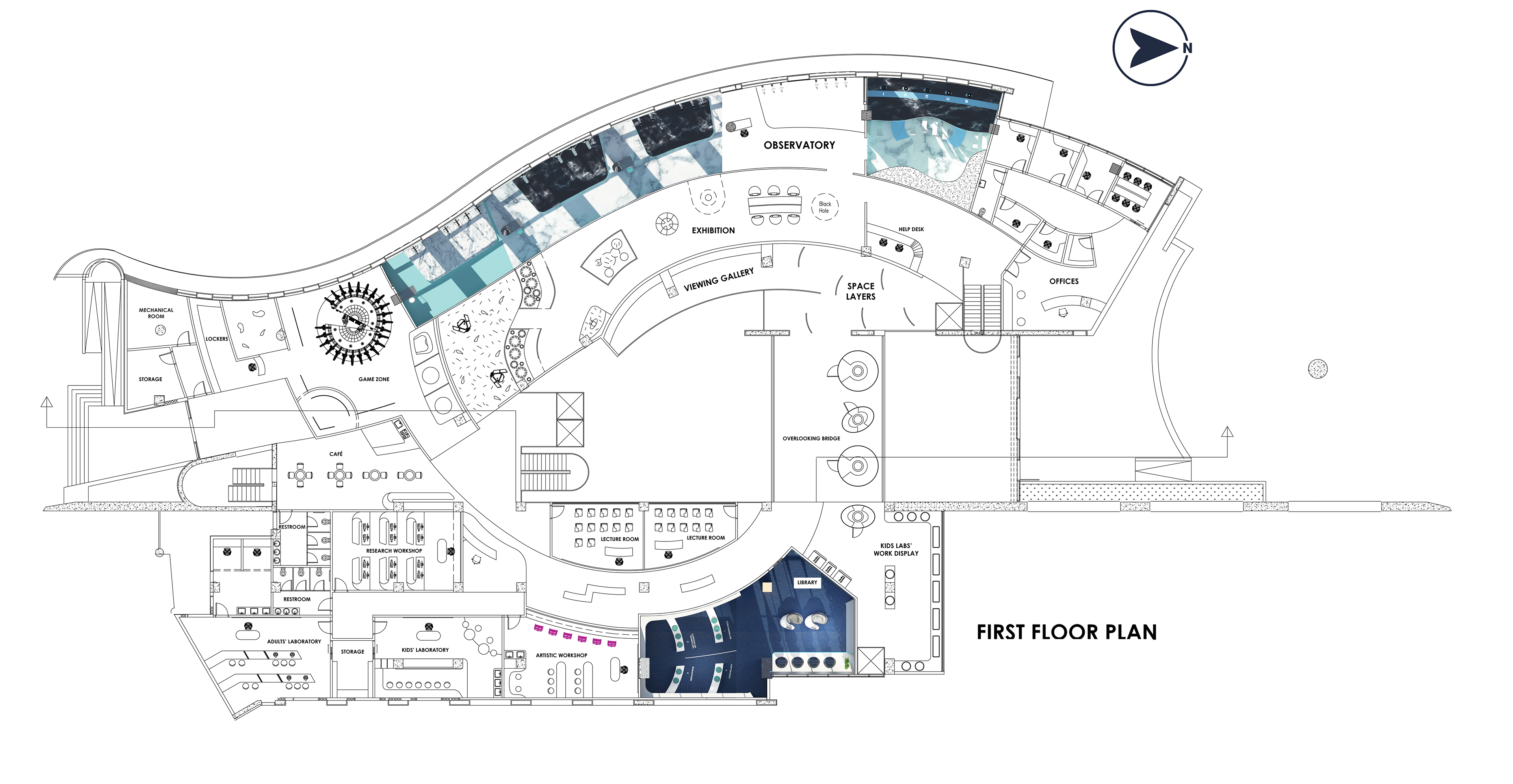 First floor plan (not to scale)