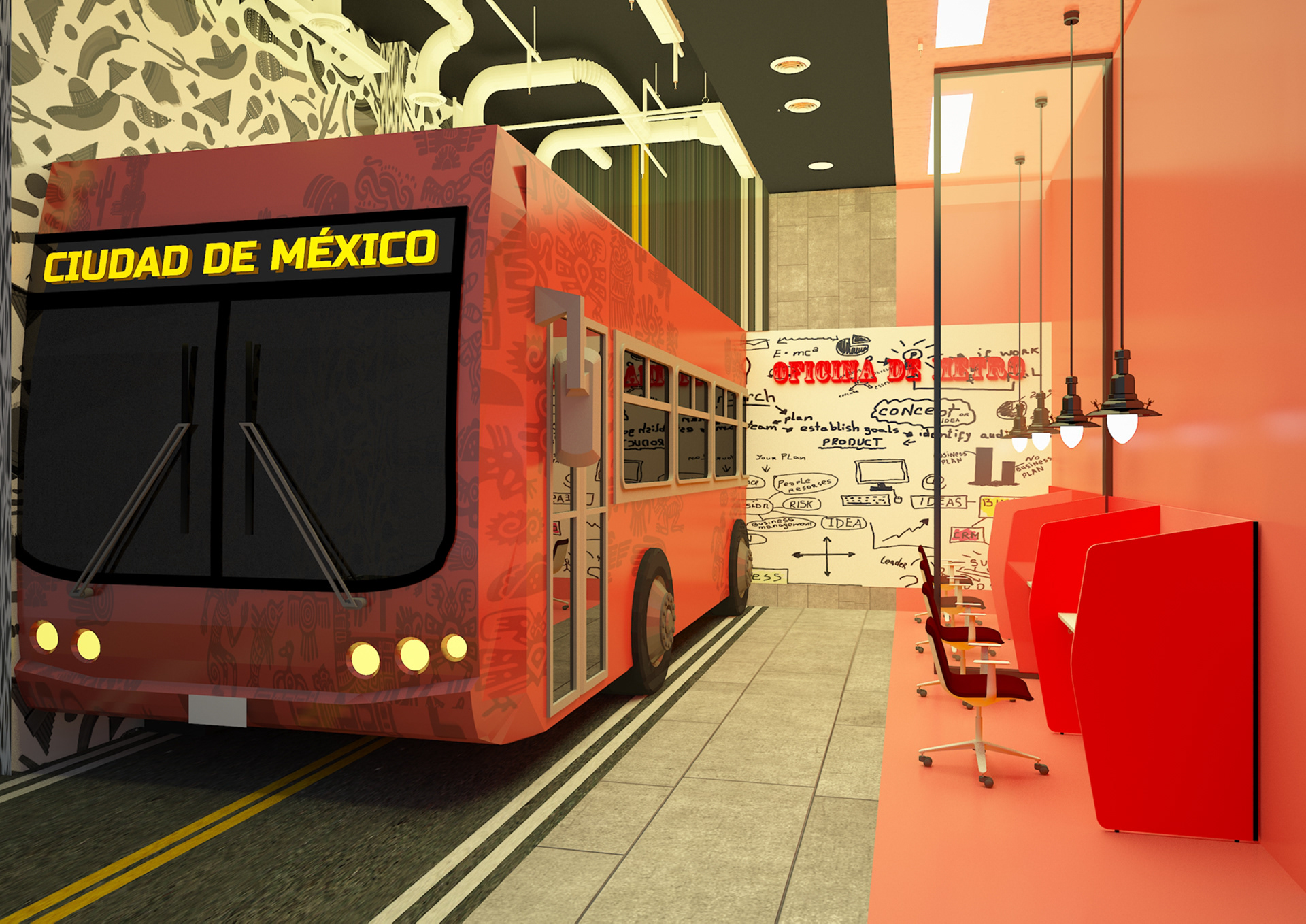 Metro Bus Space: Office