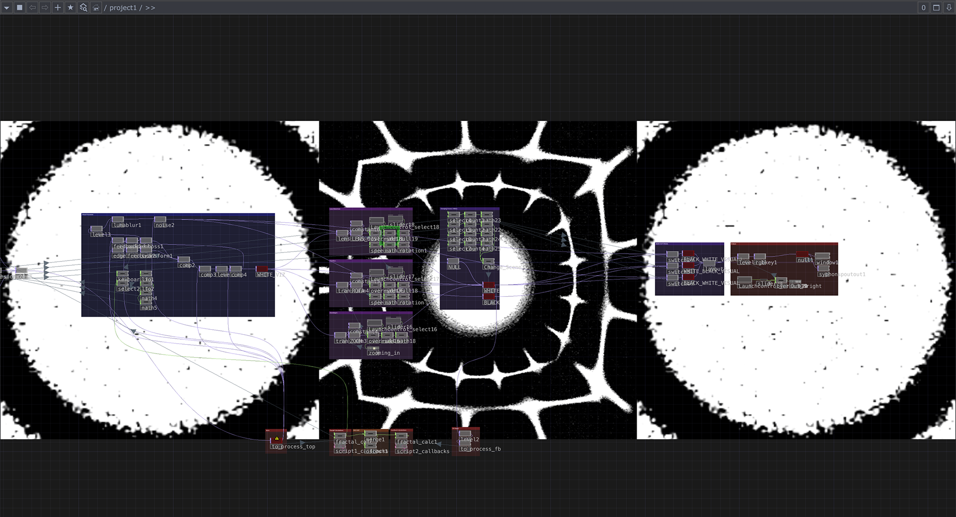 Audio-Visual setup / kymatik