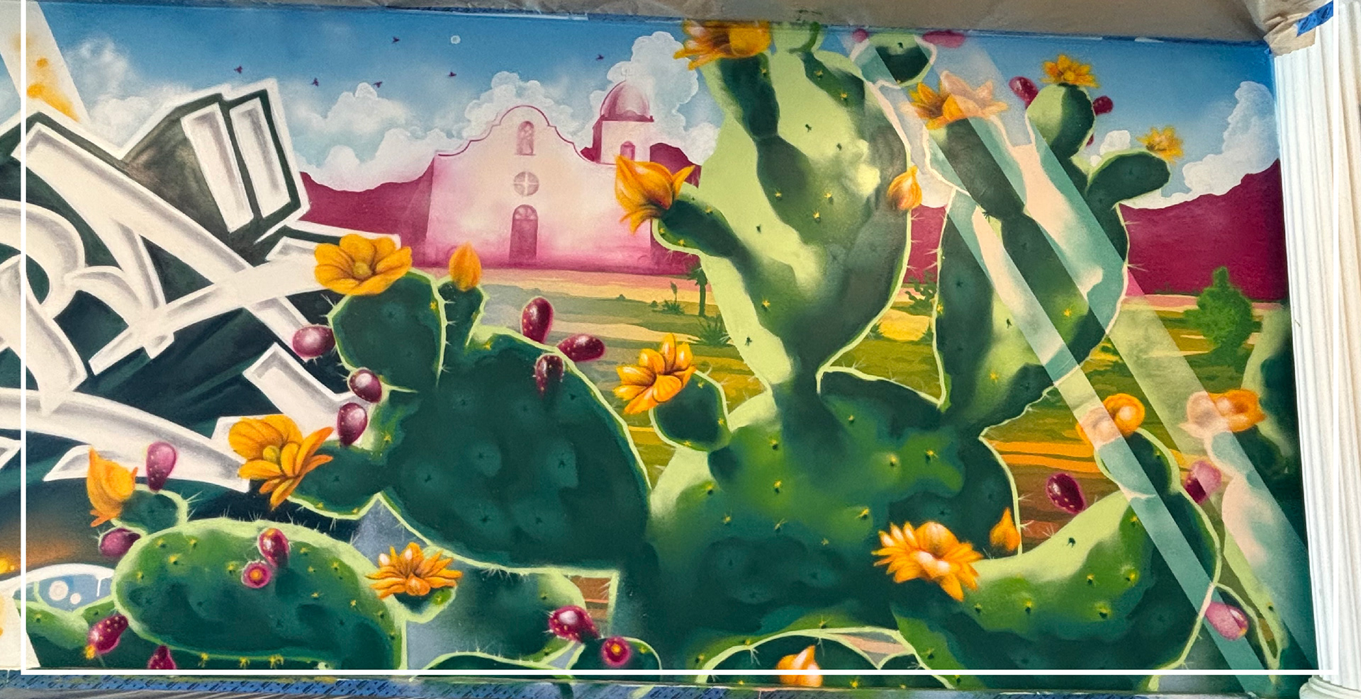 Flacos Tacos Statesboro, Ga Mural