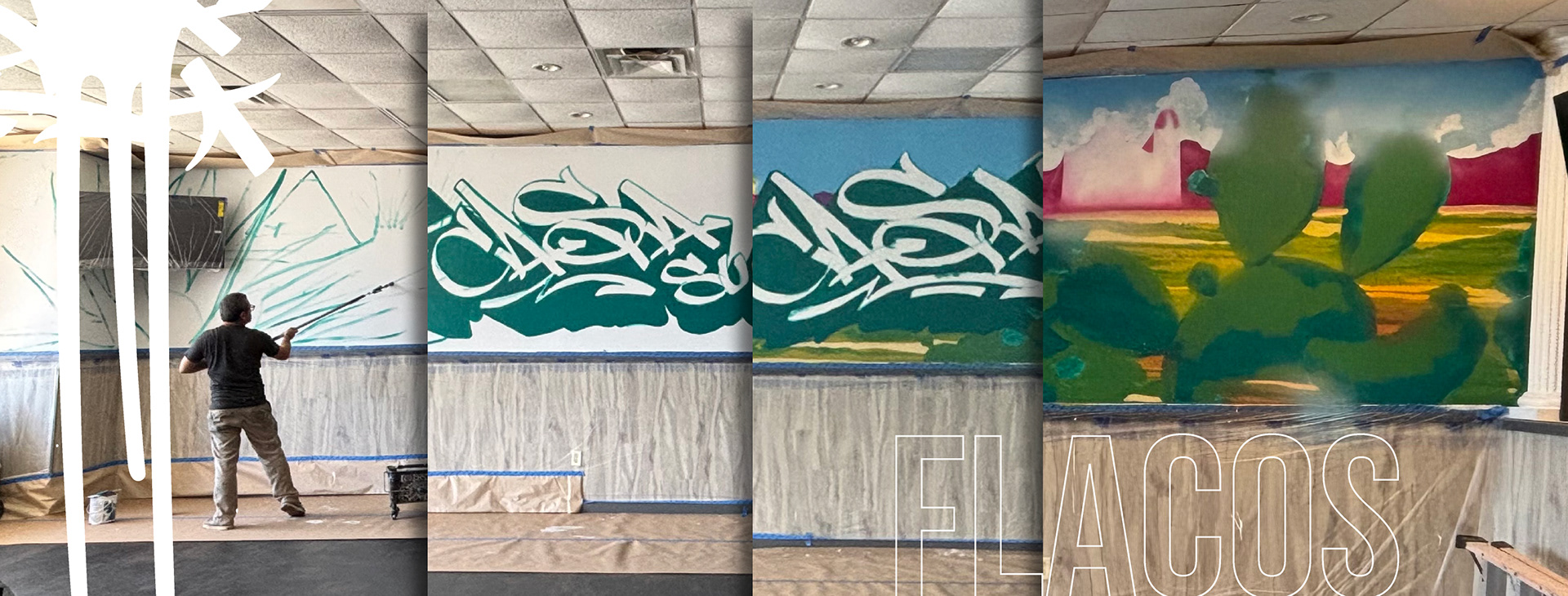 Flacos Tacos Statesboro, Ga Mural