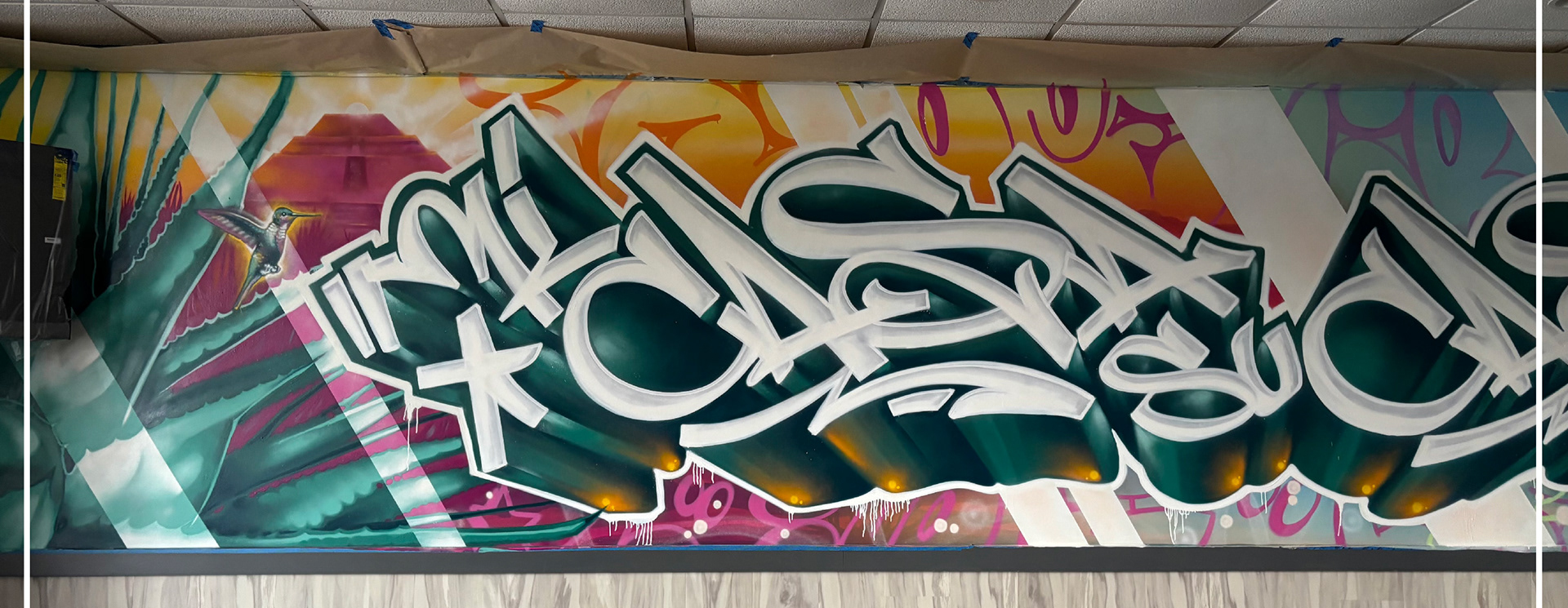 Flacos Tacos Statesboro, Ga Mural