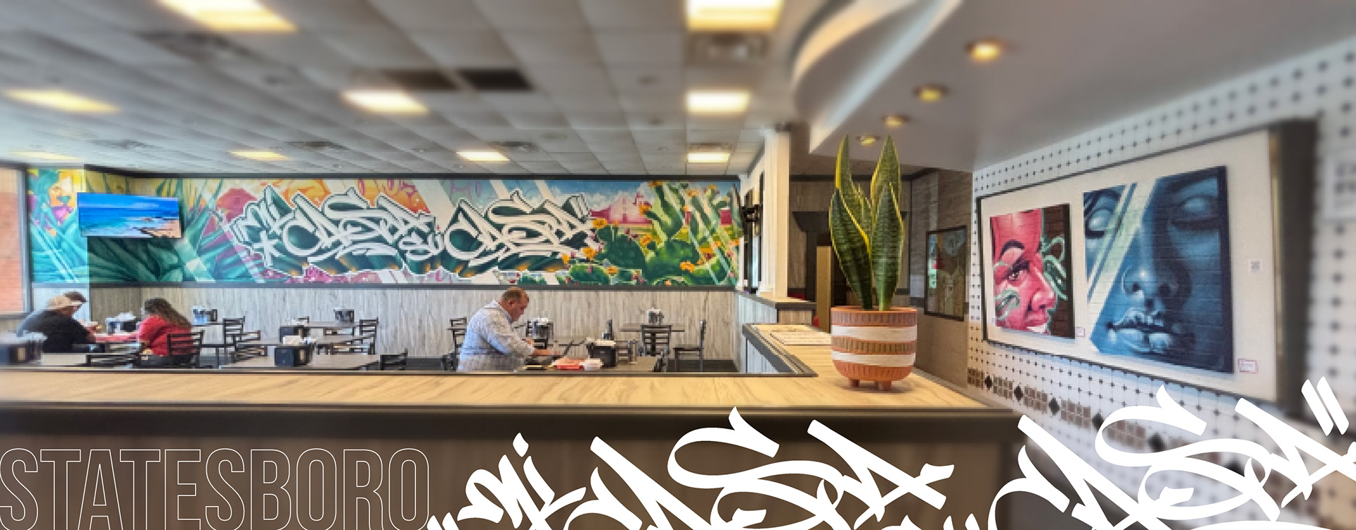 Flacos Tacos Statesboro, Ga Mural