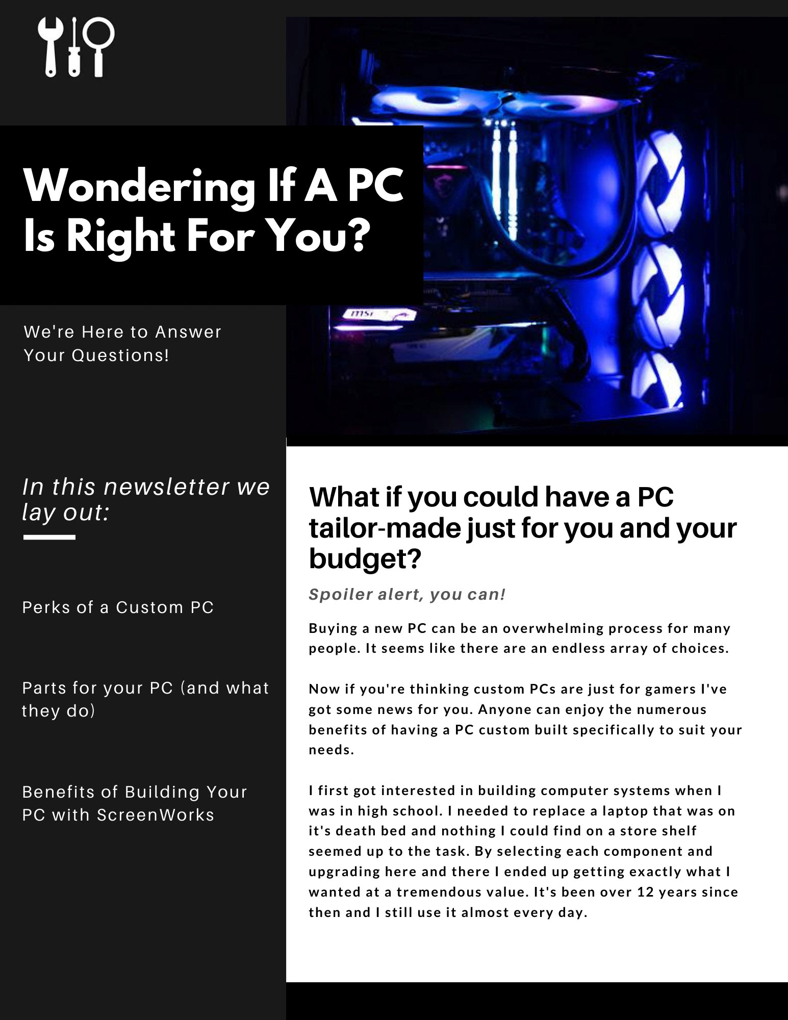sCREENWORKS Emailers