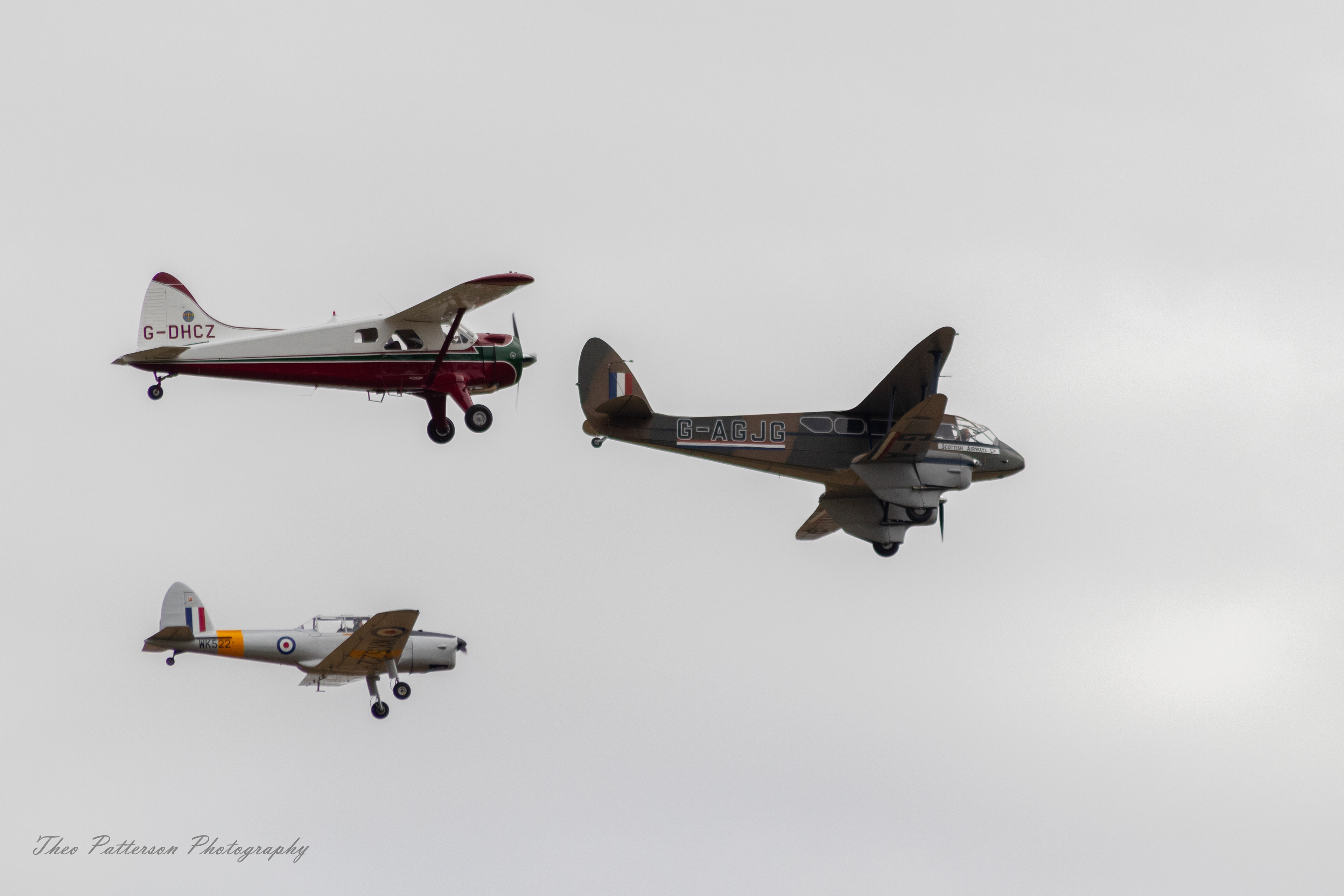 De havilland Trio! Dragon Rapide, Canada Beaver and Chipmunk