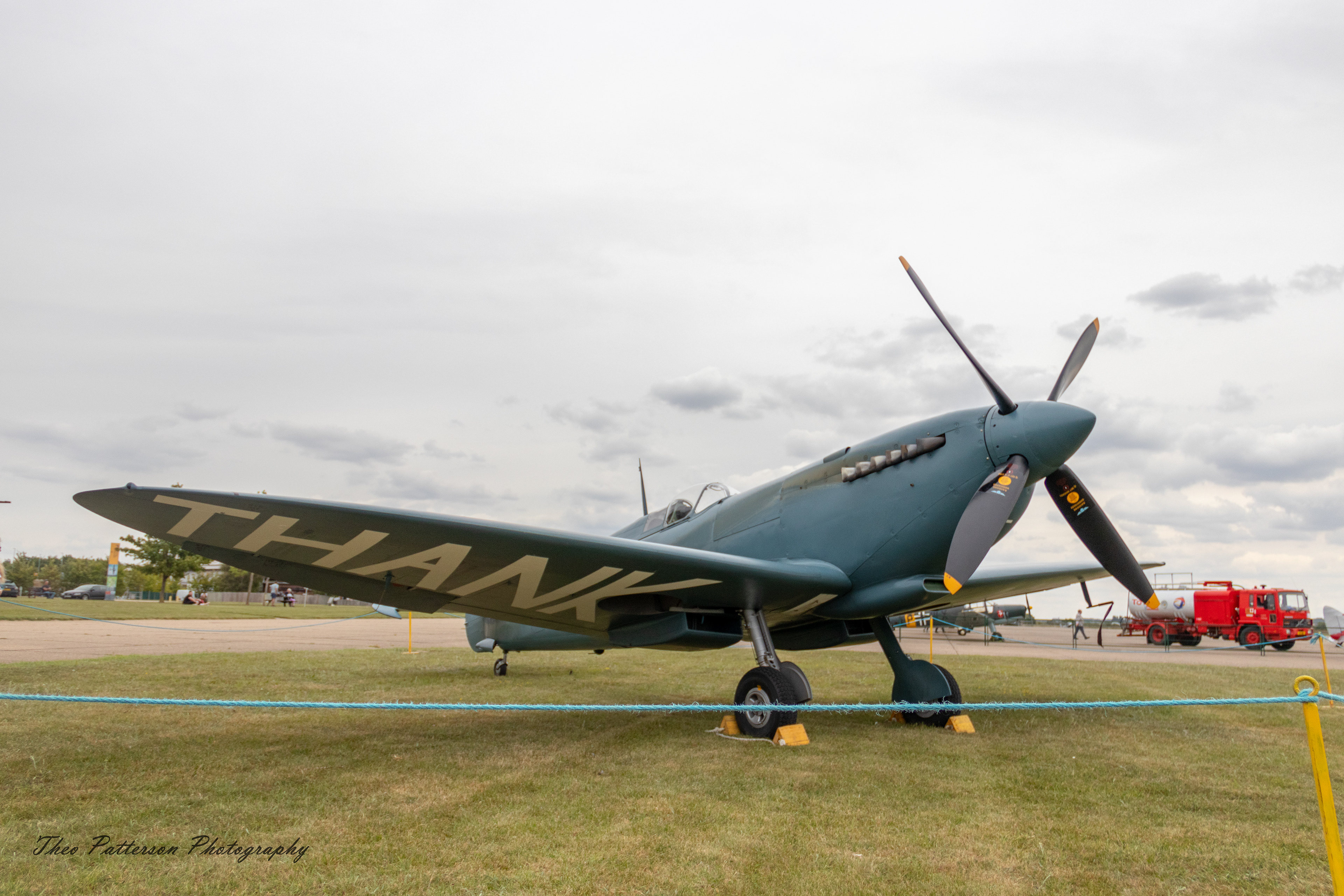 The NHS Spitfire (PL983) on static display