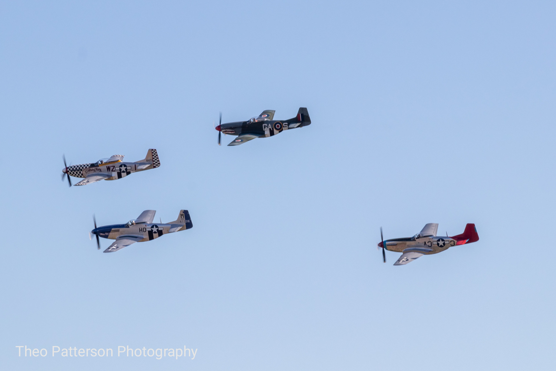 The 4 Mustangs: "Contrary Mary" , "Miss Helen" , "Sharkmouth" and "Tall in the Saddle"