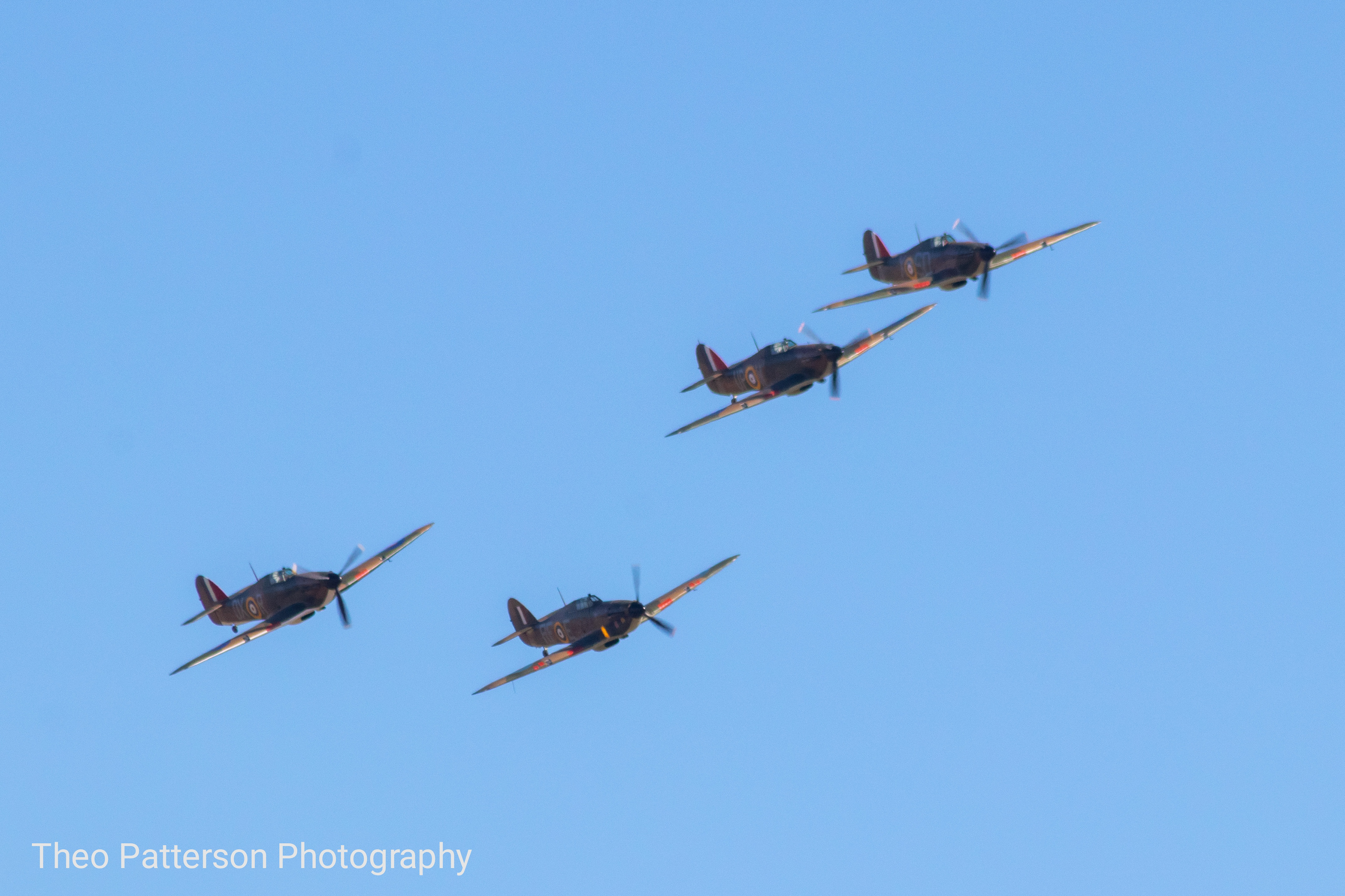 4 Hawker Hurricanes