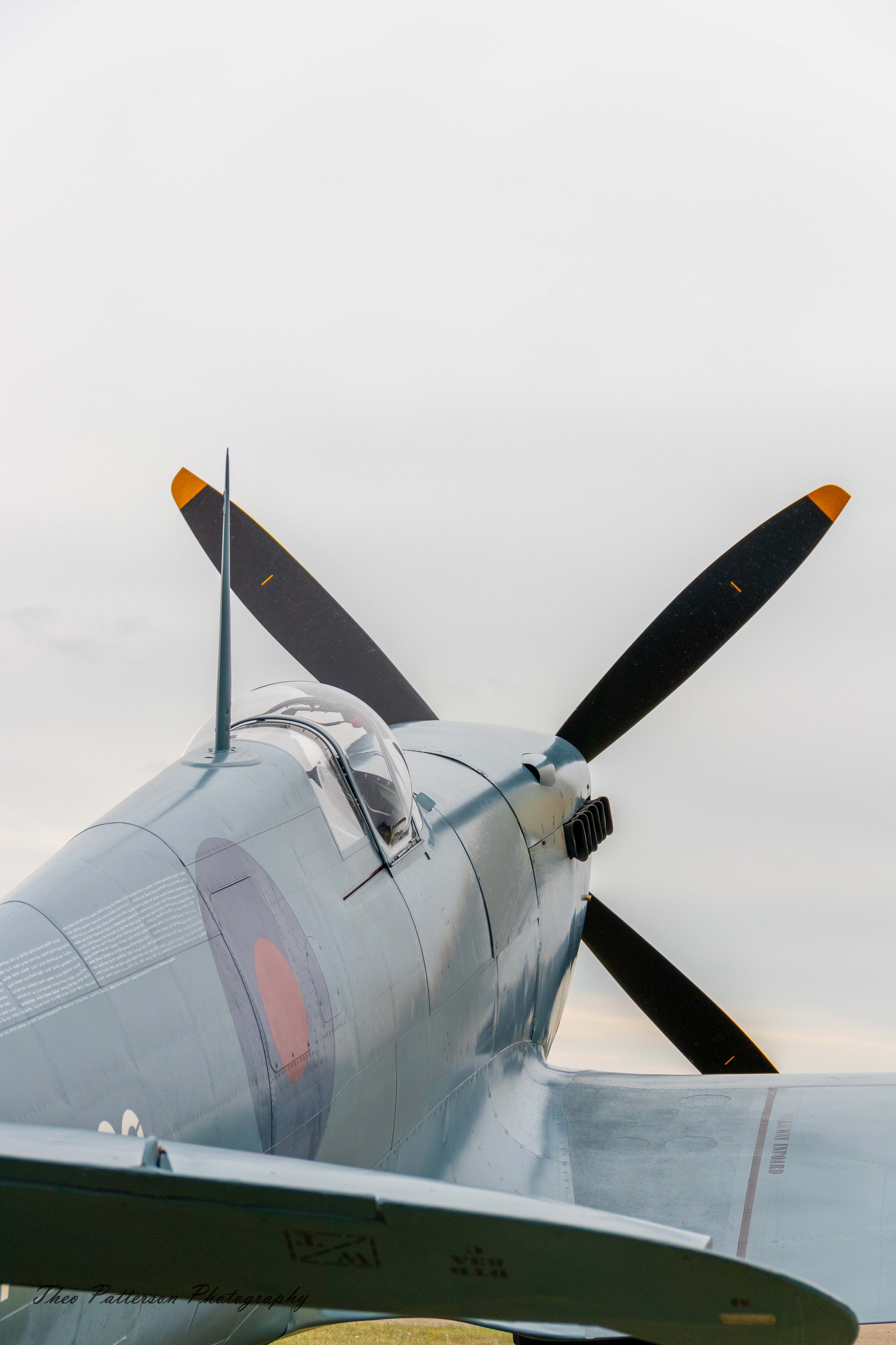 The NHS Spitfire (PL983) on static display