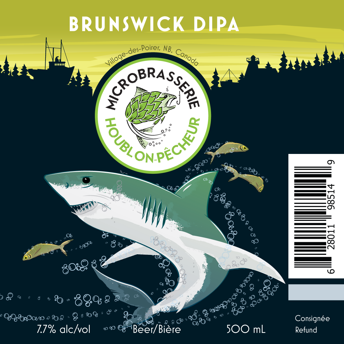Microbrewery Beer Label