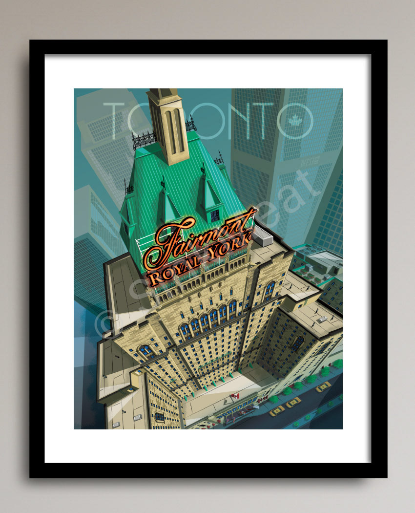 Vintage Building Illustration