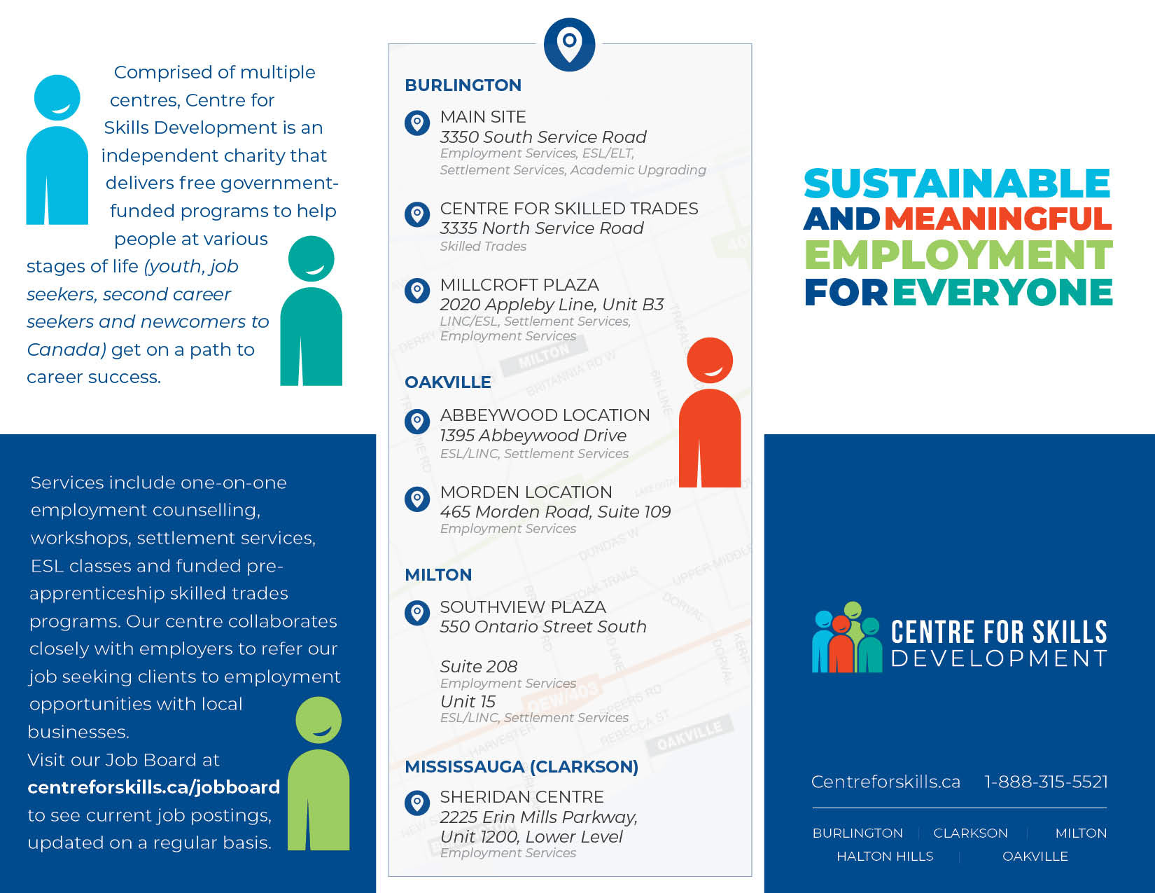Centre for Skills Brochure - Front