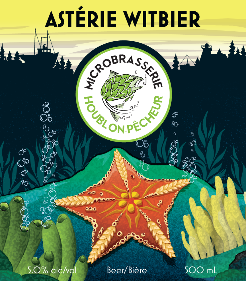 Microbrewery Beer Label