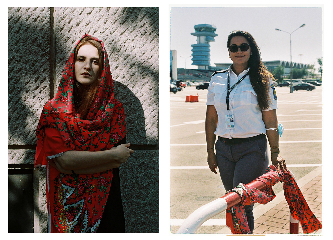 Isabela (left) is a national celebrity for her incredible voice and Lavinia (right) is a police officer at the airport