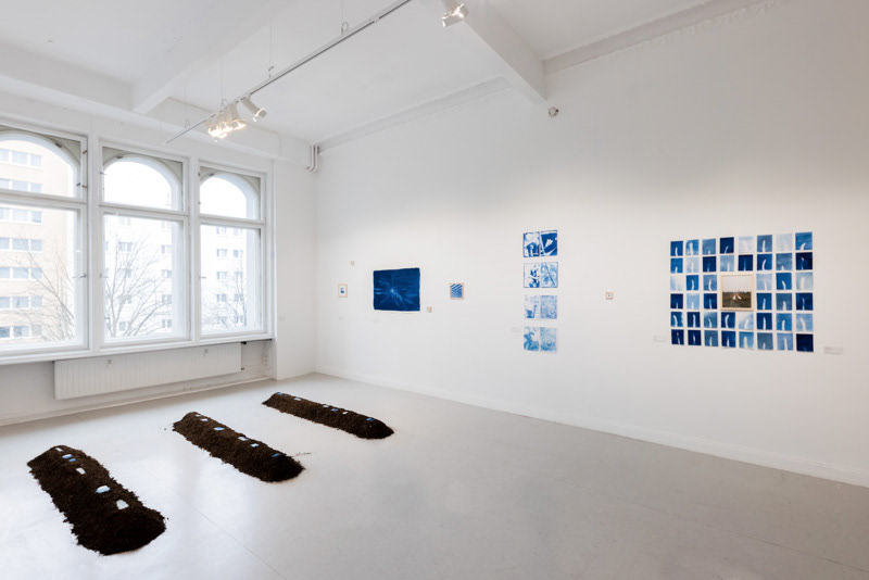 view from Reflecting Migration group show, Berlin 2022