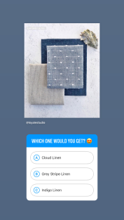 Interactive Instagram Story example