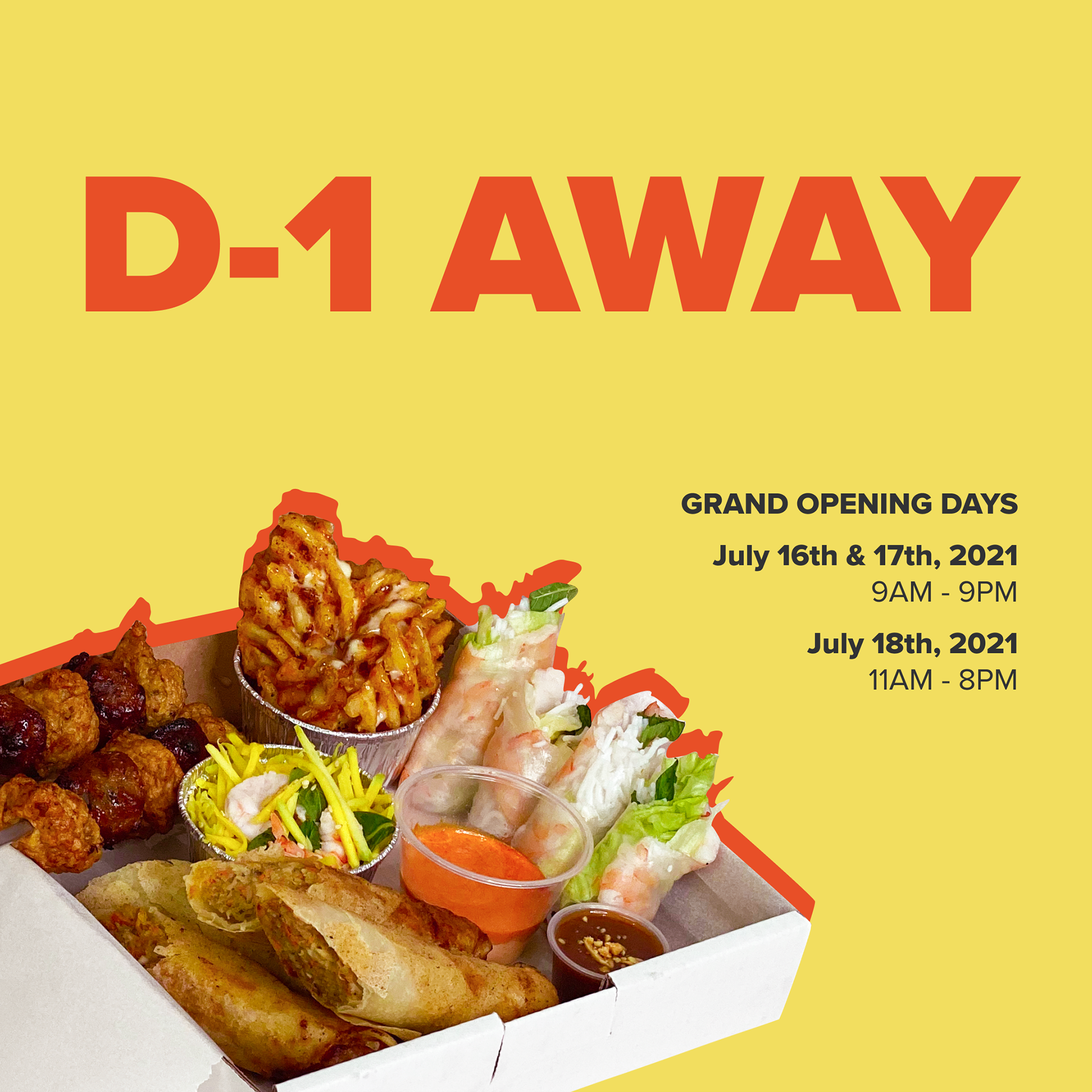 Grand Opening Countdown Post