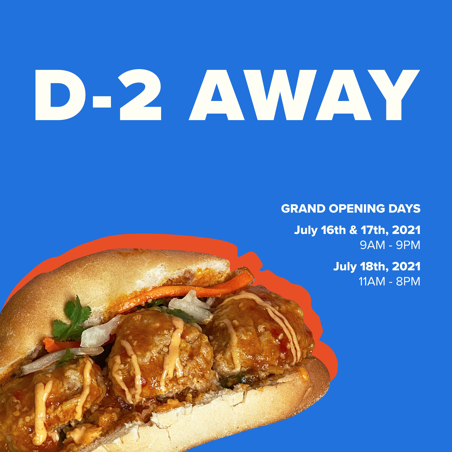 Grand Opening Countdown Post