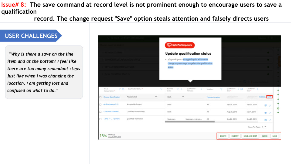 UX Finding on Legacy System