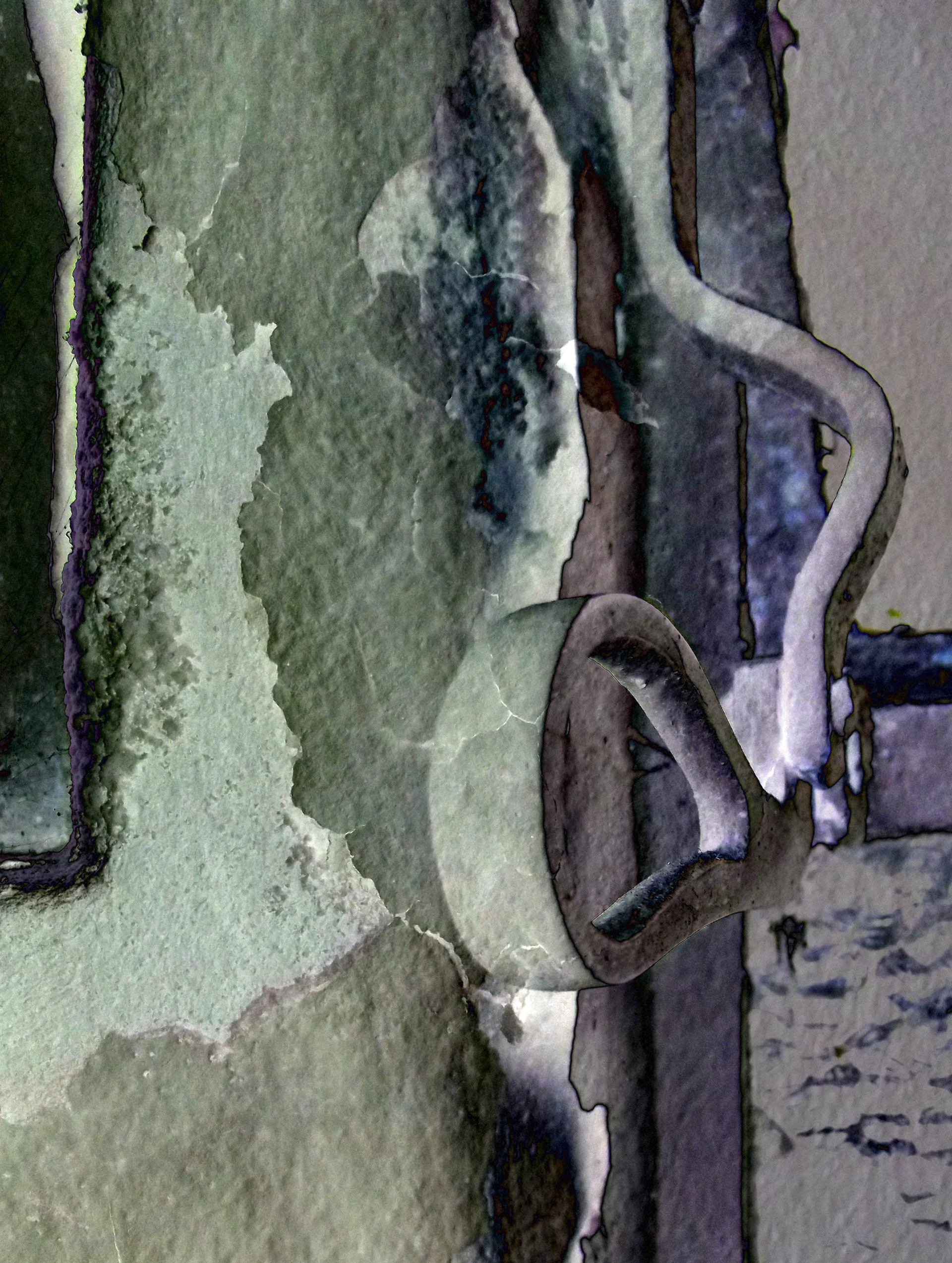 Arqueologia de atelier - 60x45cm - 2012