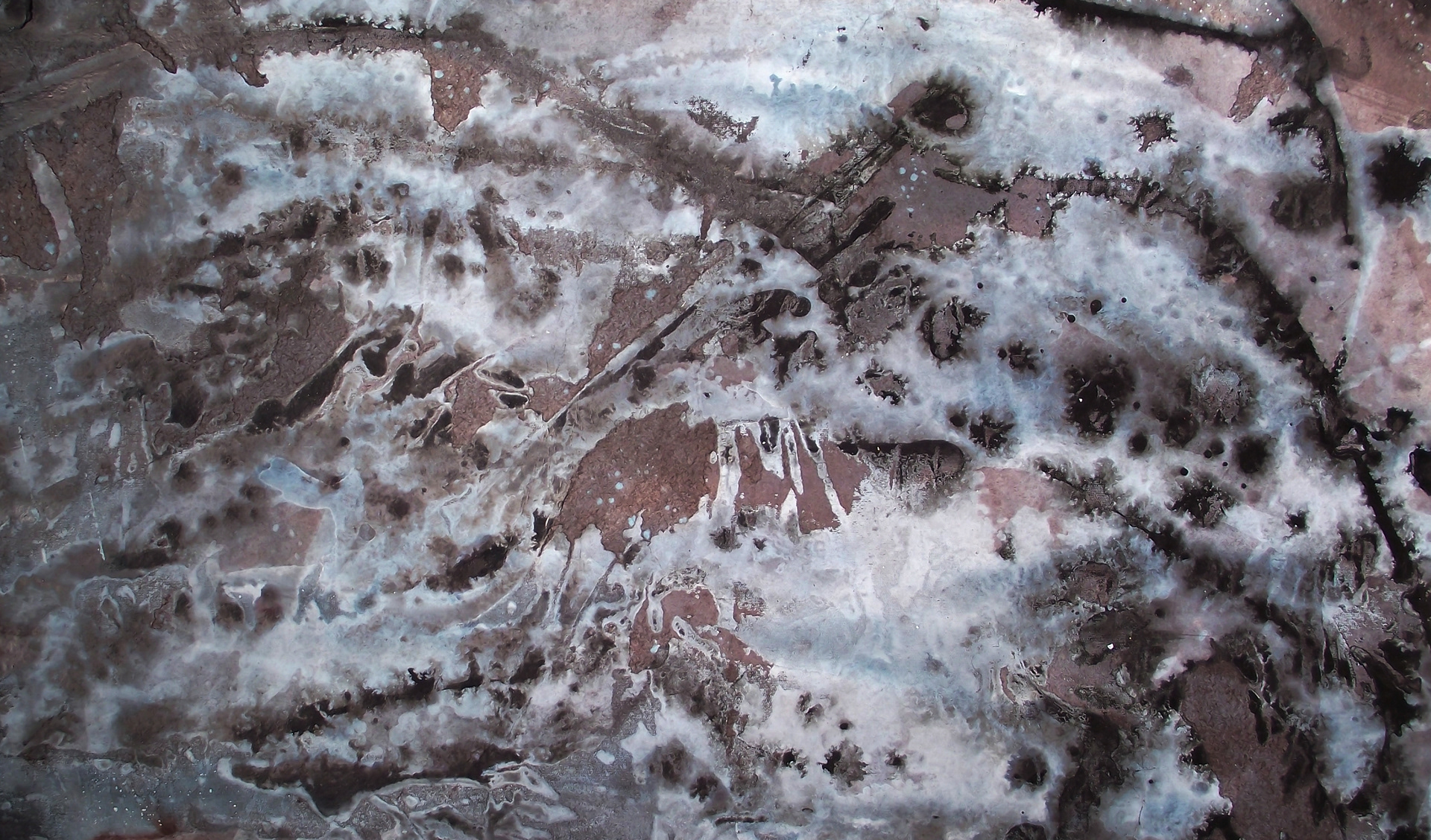 Antonina - monotipia com tecido - 32x52cm - 2002