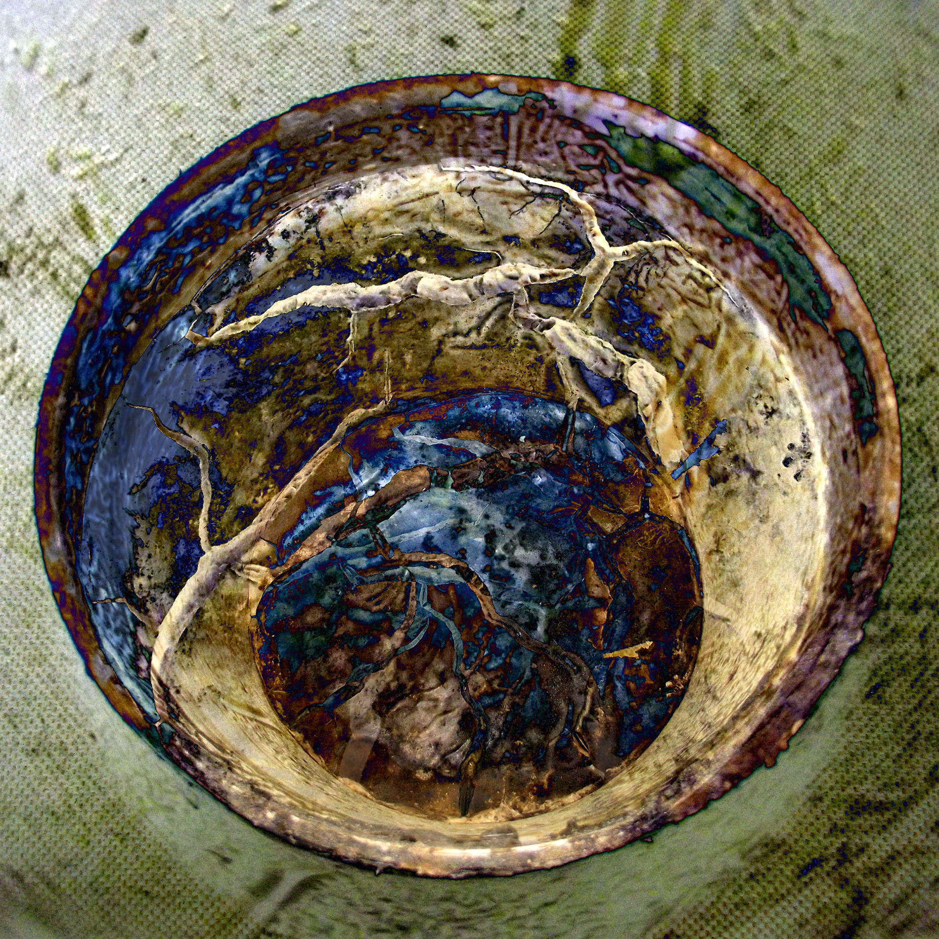 A Terra como foi vista - I - 60x60cm - 2014