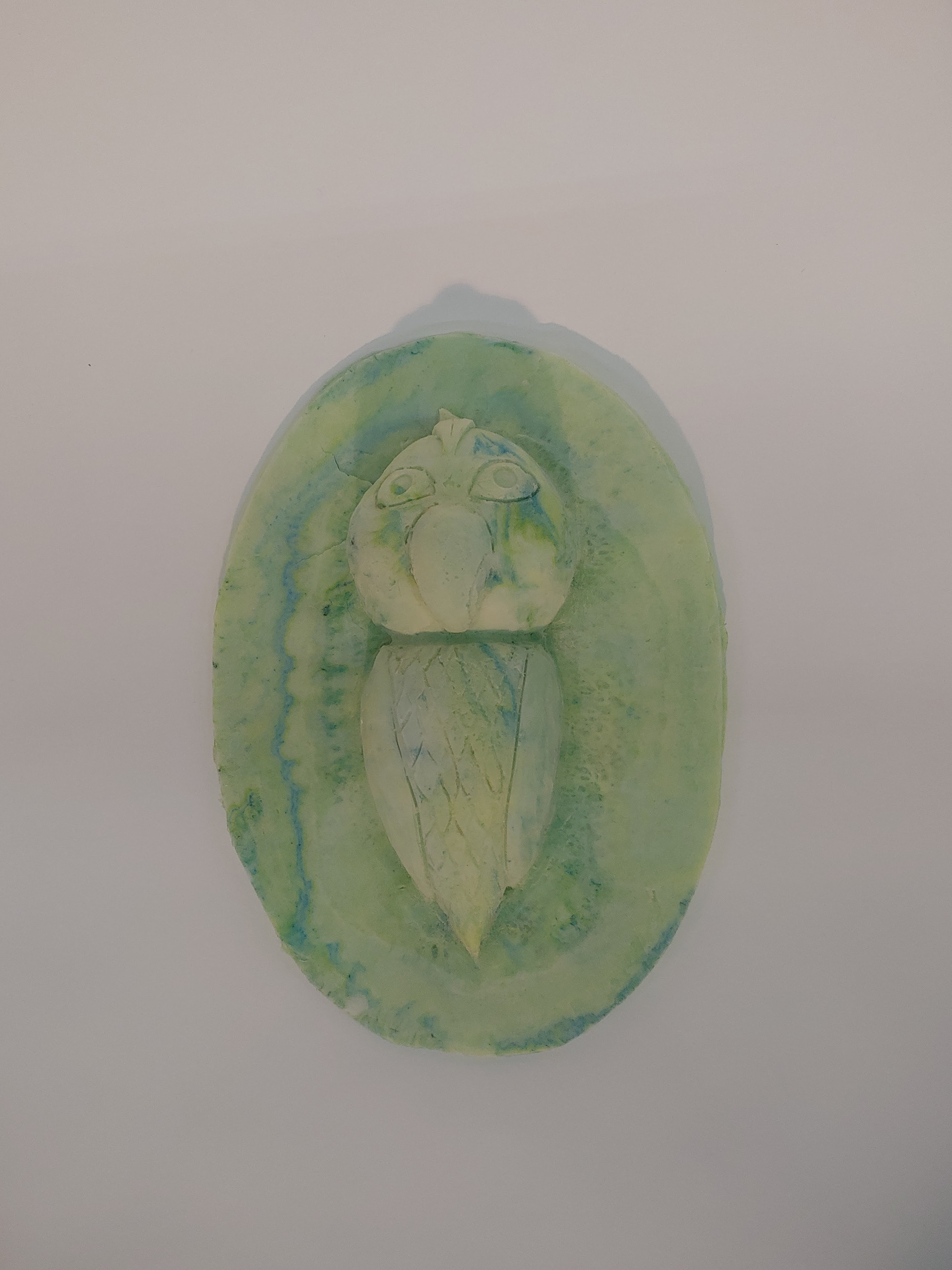 The mold was filled with foam to create a foam finished product.