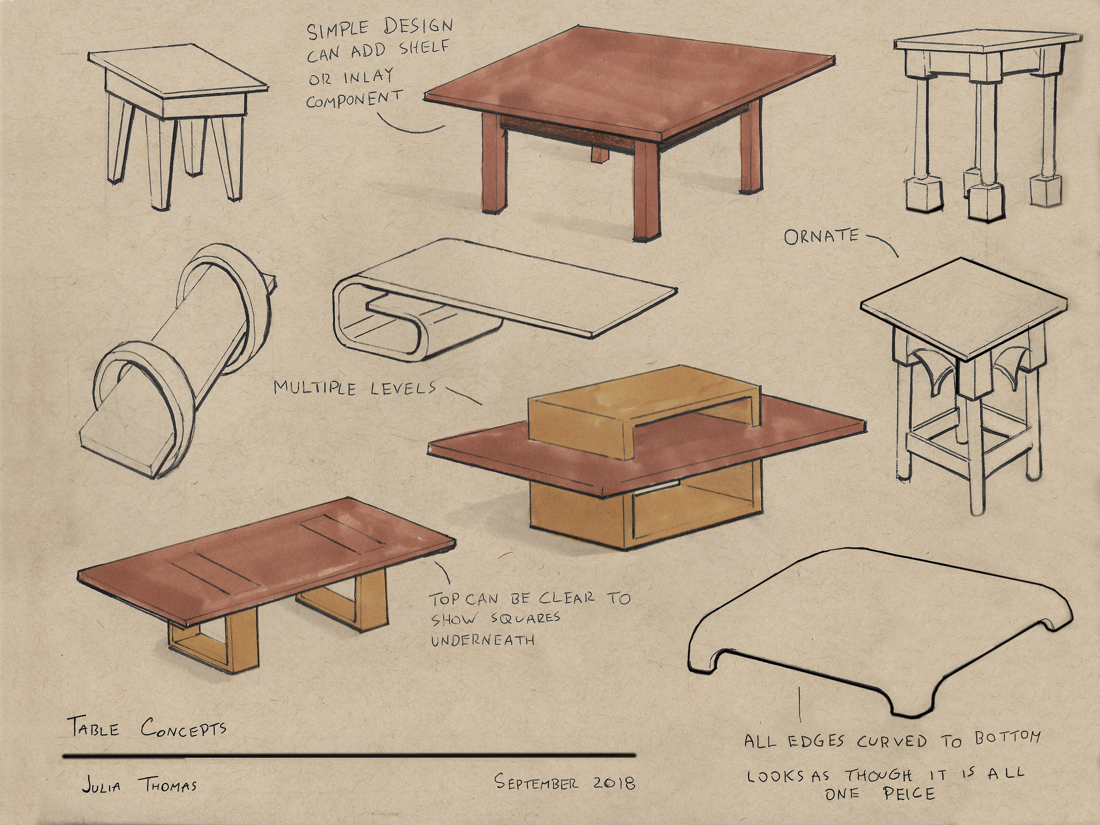 Concept sketches