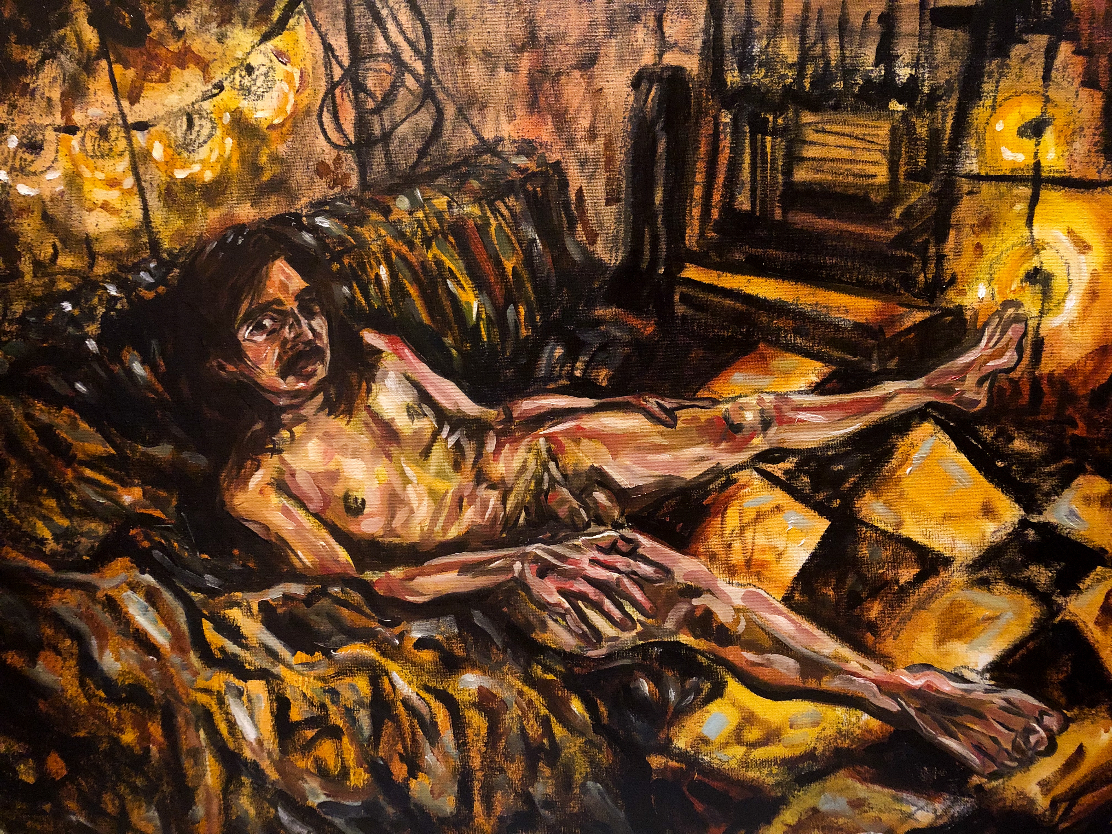 Alex in Incandescent Light (oil)