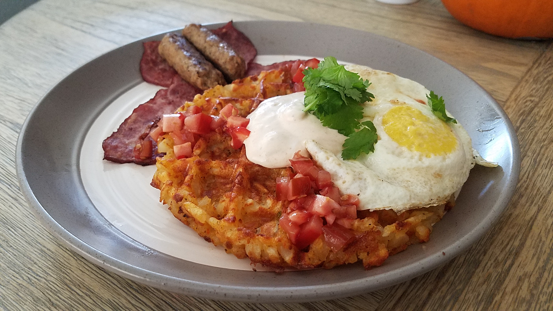 Hashbrown waffle!