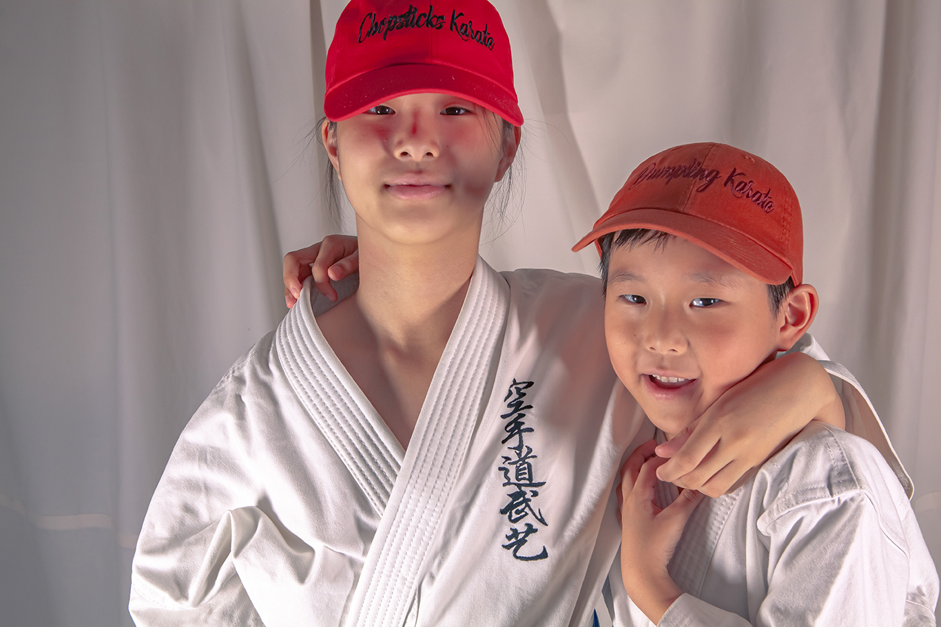 The day we received our cool customized hats.