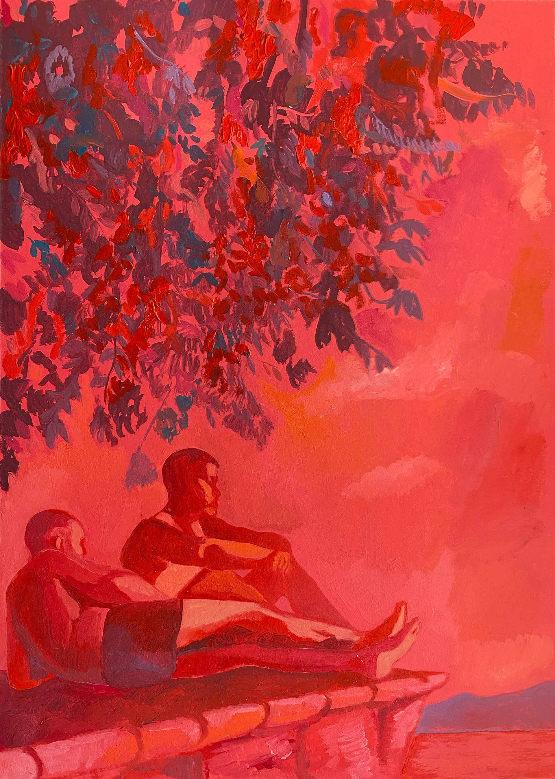 Berlino, 25x35cm, oil on cardboard