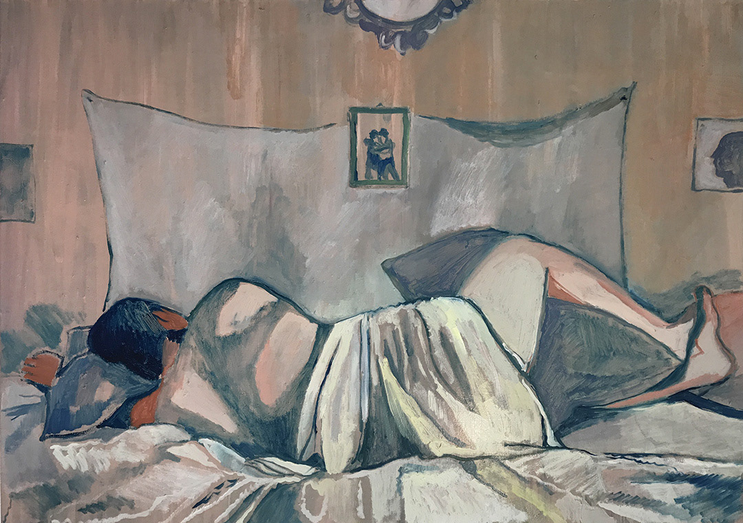 Sleeping Boy, 70x50 cm, oil on canvas