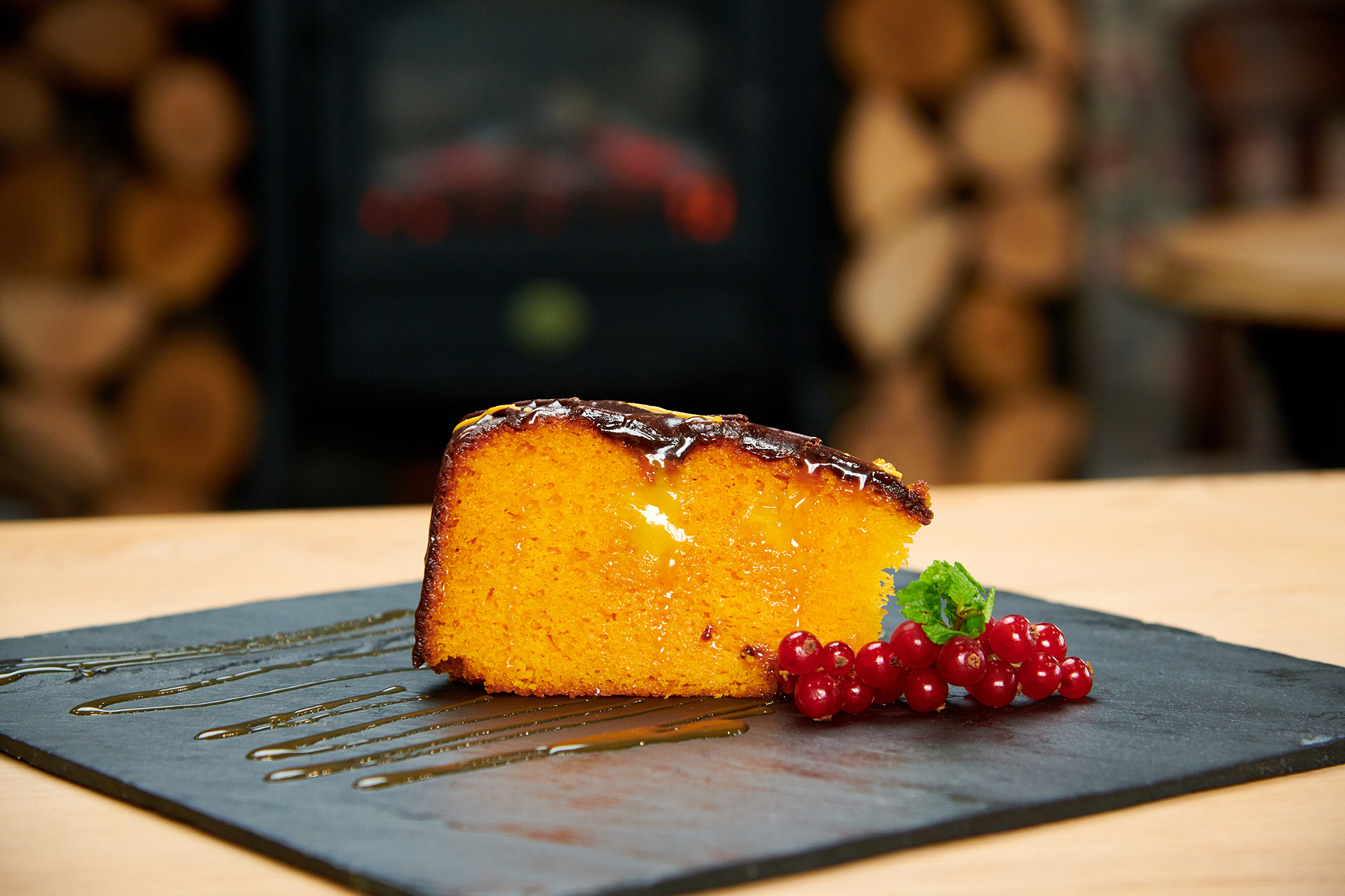 Food Photography - Advertising, Chocolate Orange Cake - Durham