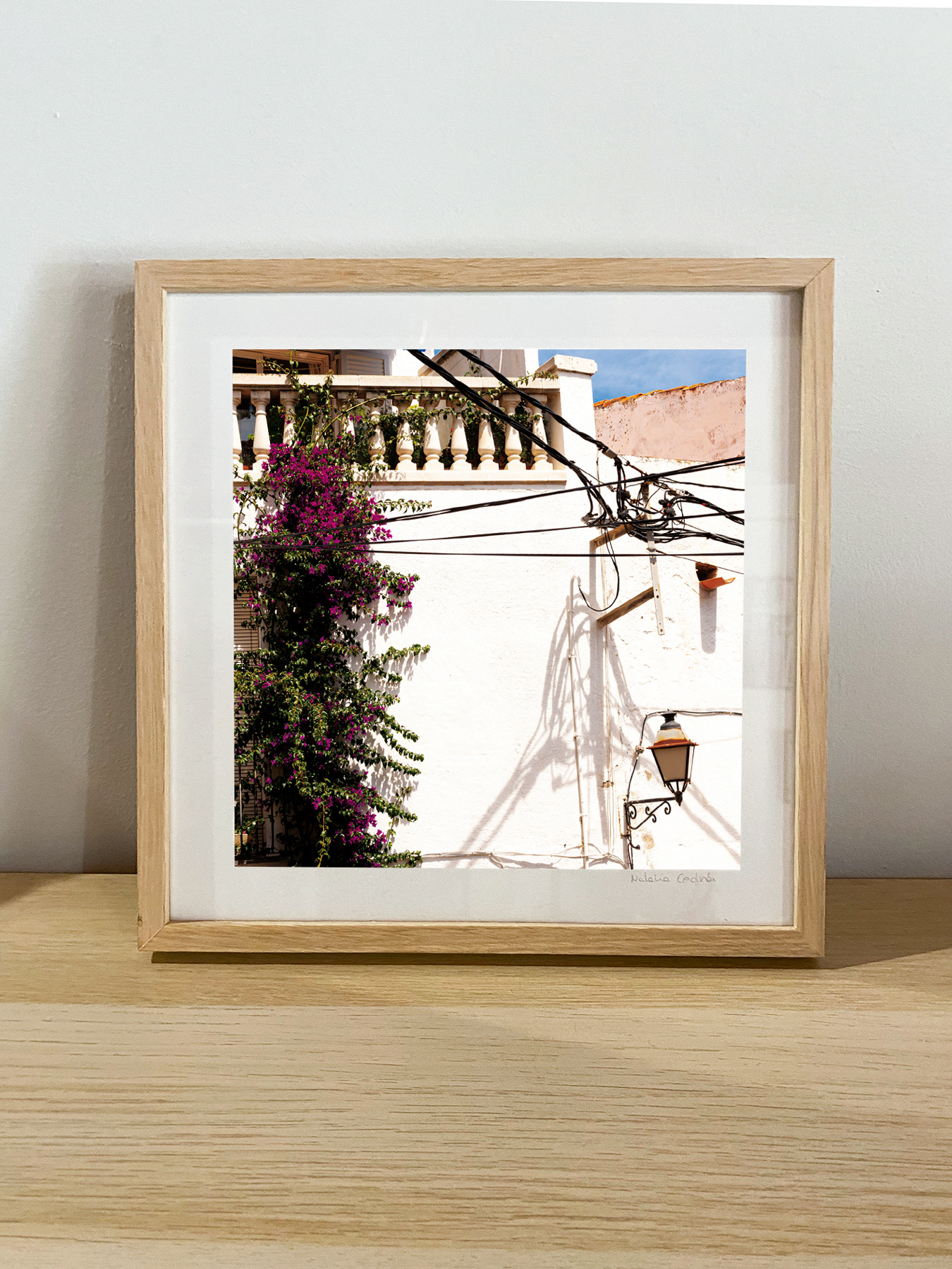 Pared con cables