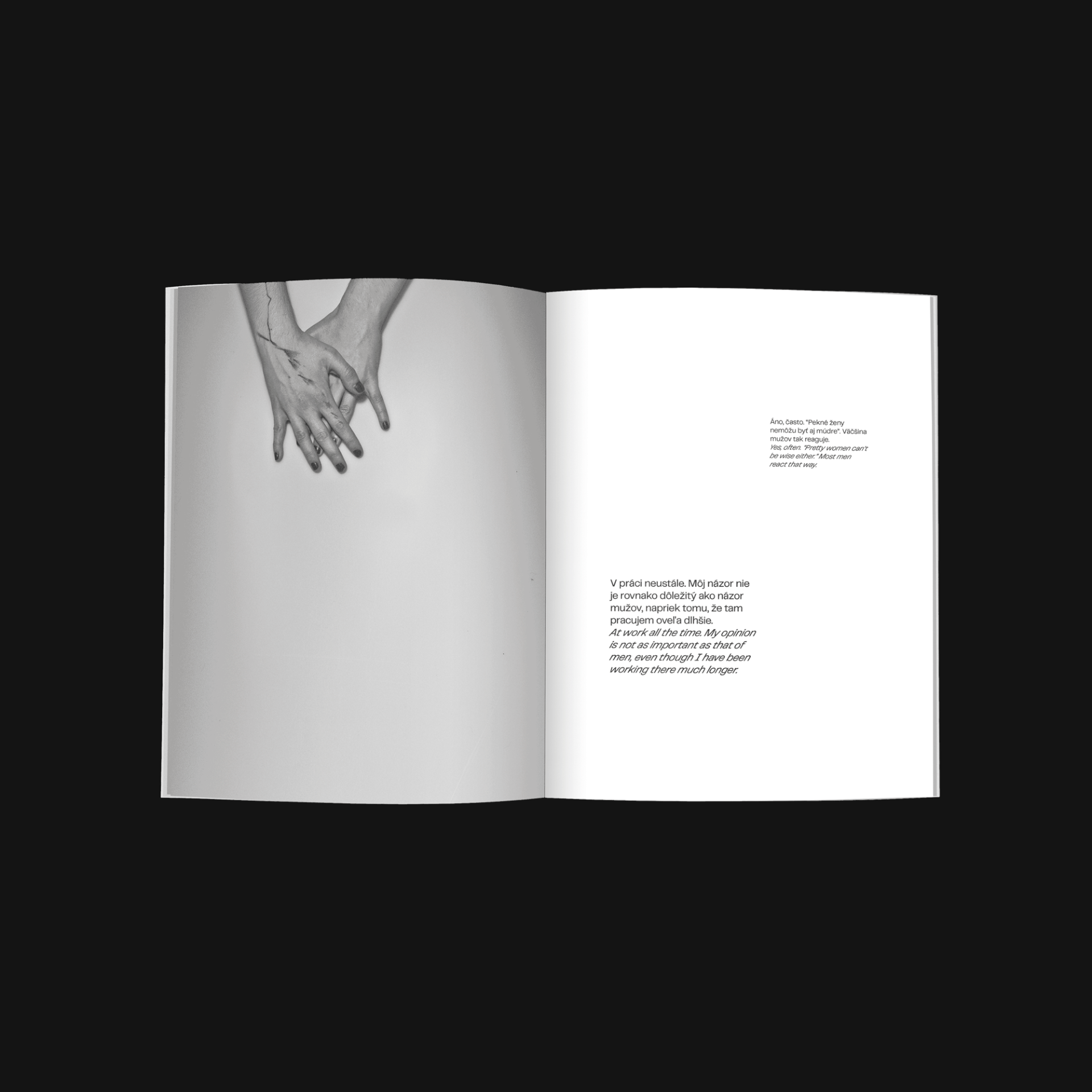 Venuše Ženuše / Feminity – a photobook capturing sexual harassment of women.