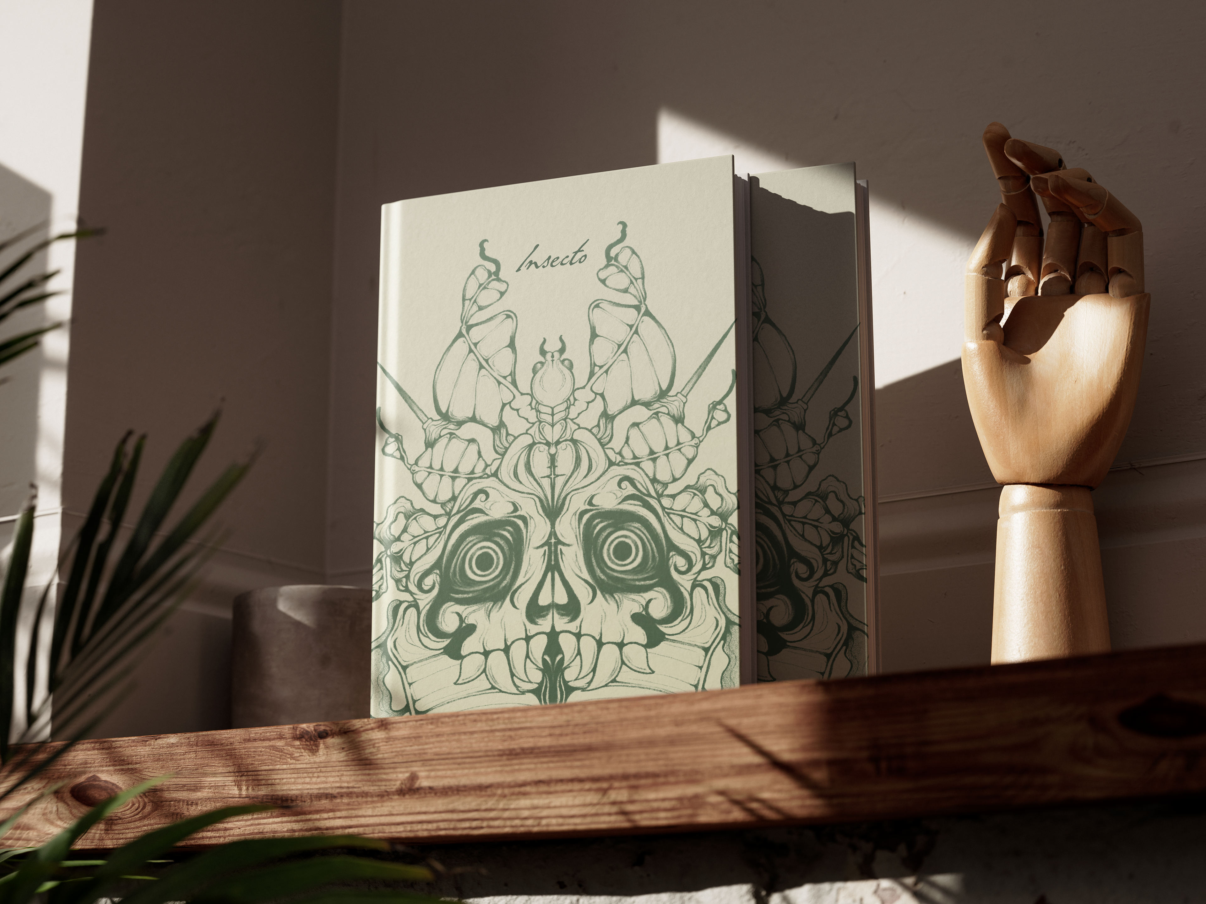 Demon Leafbug Illustration (mockup)