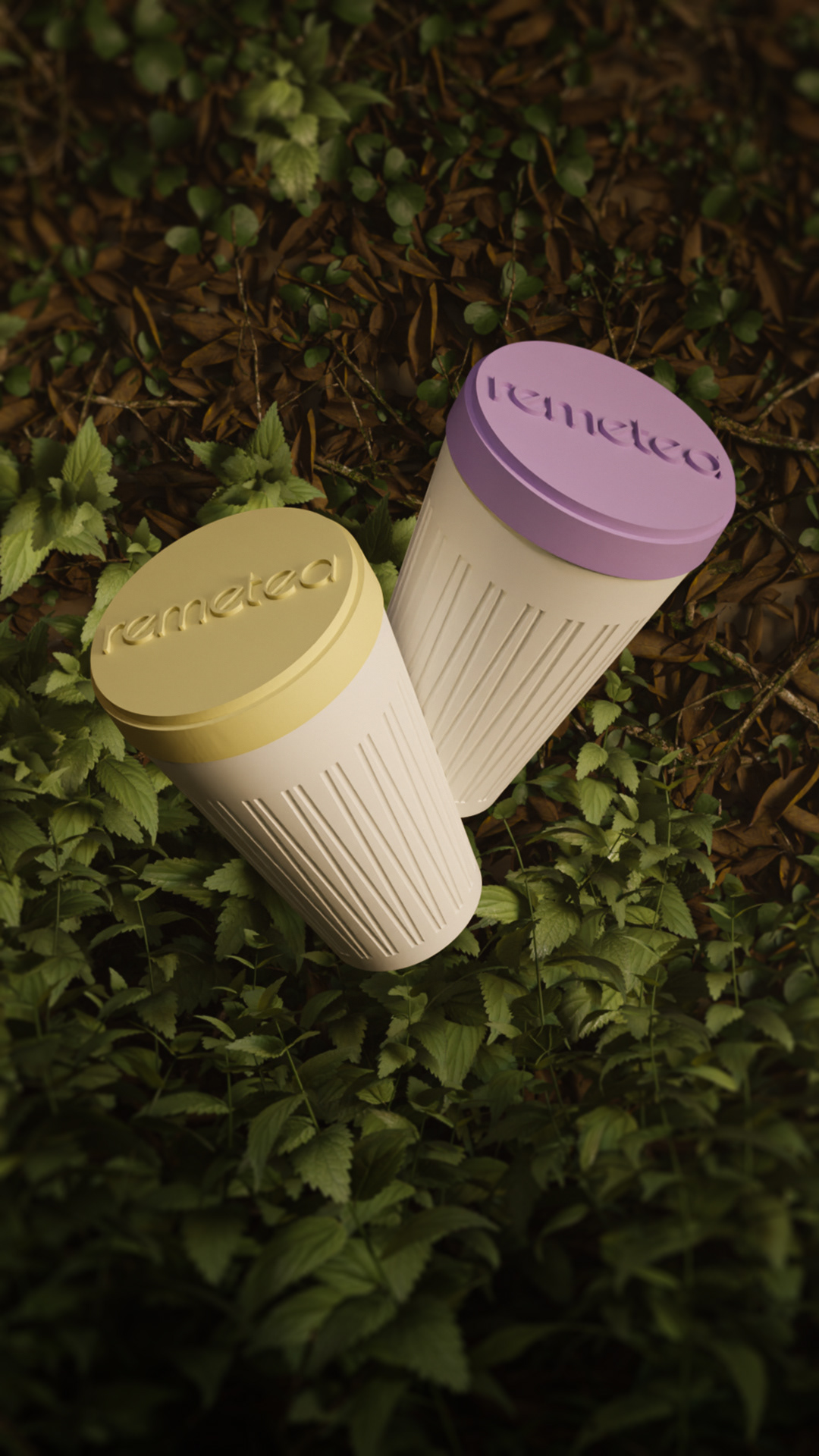 Lavender and Chamomile Cup Advertisement