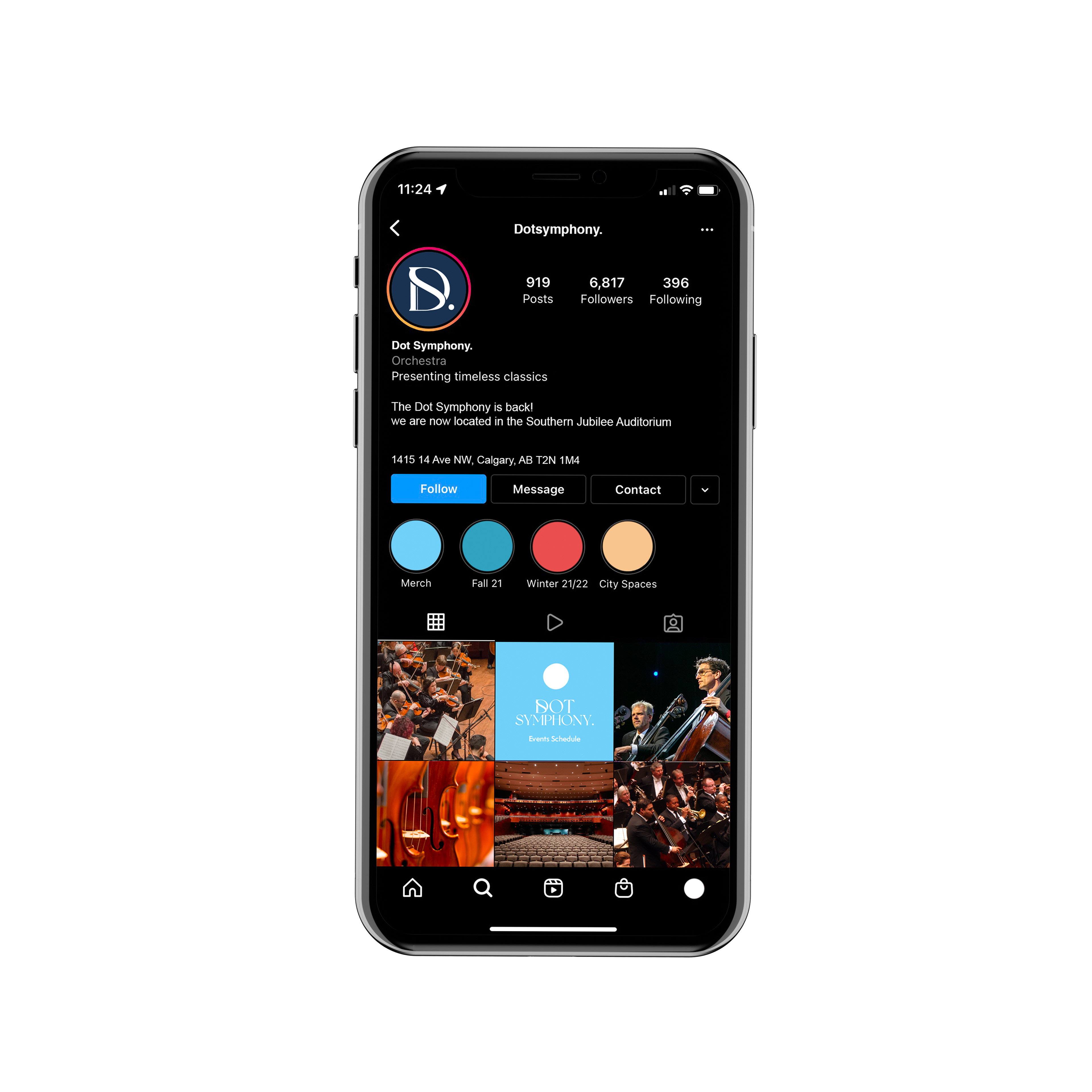Dark Mode mockup