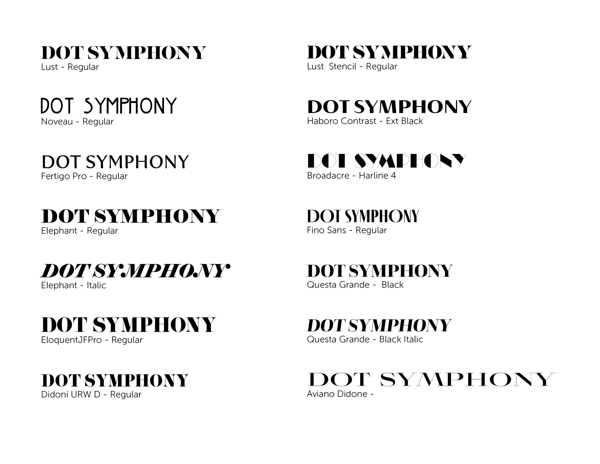 Type choice