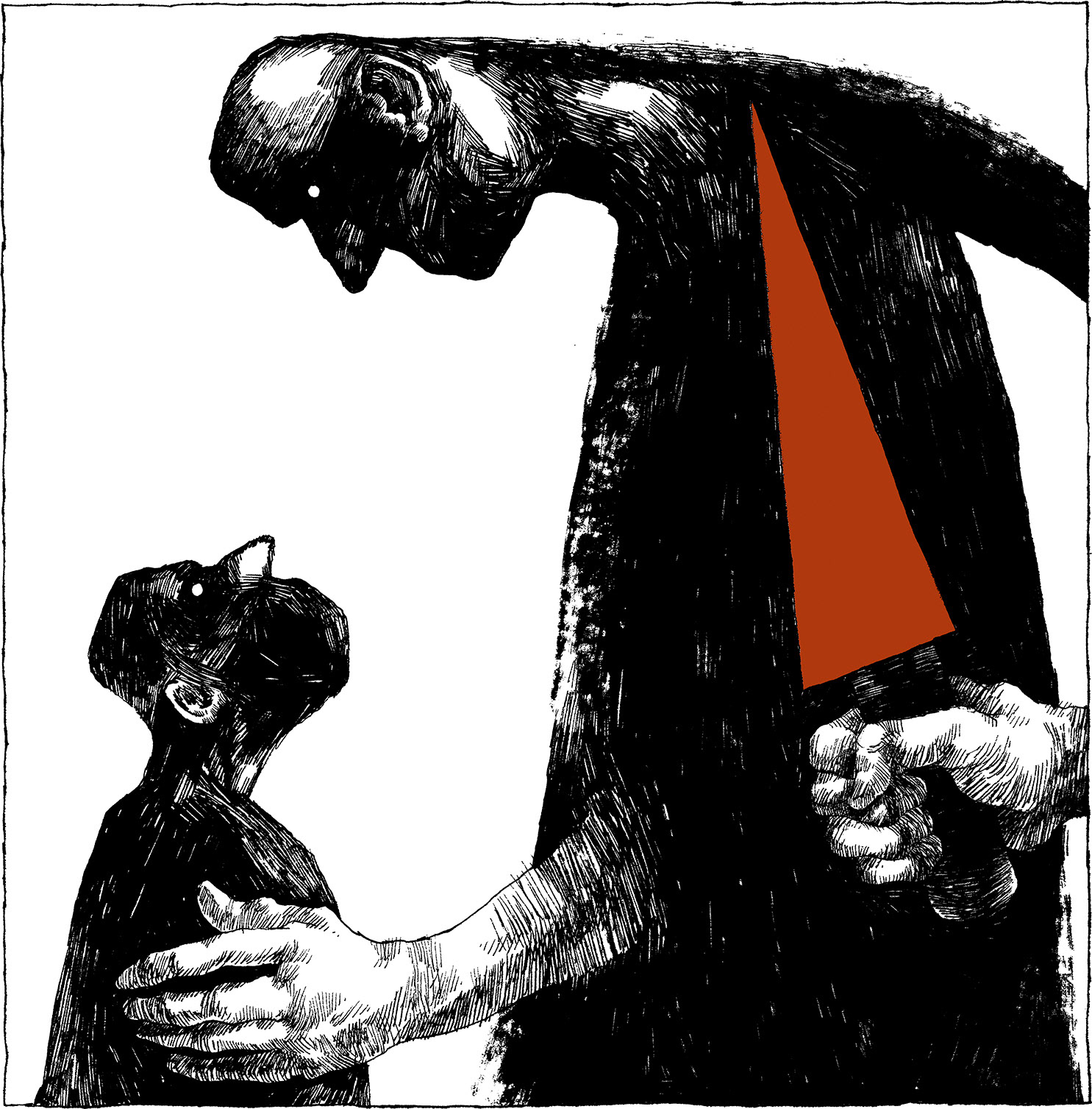 Illustration pour le journal CQFD, 2008