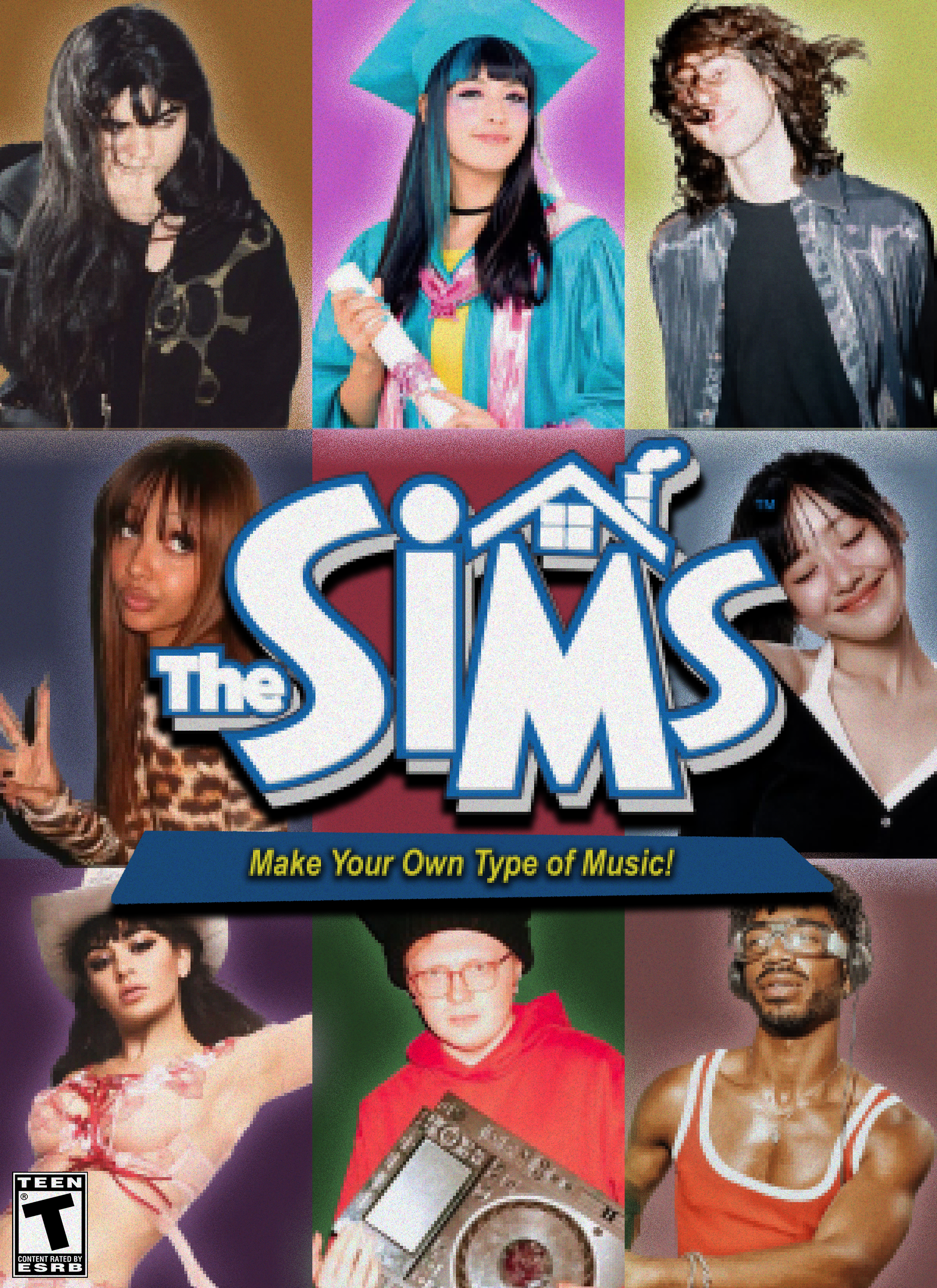 "The Sims" music collaboration poster
