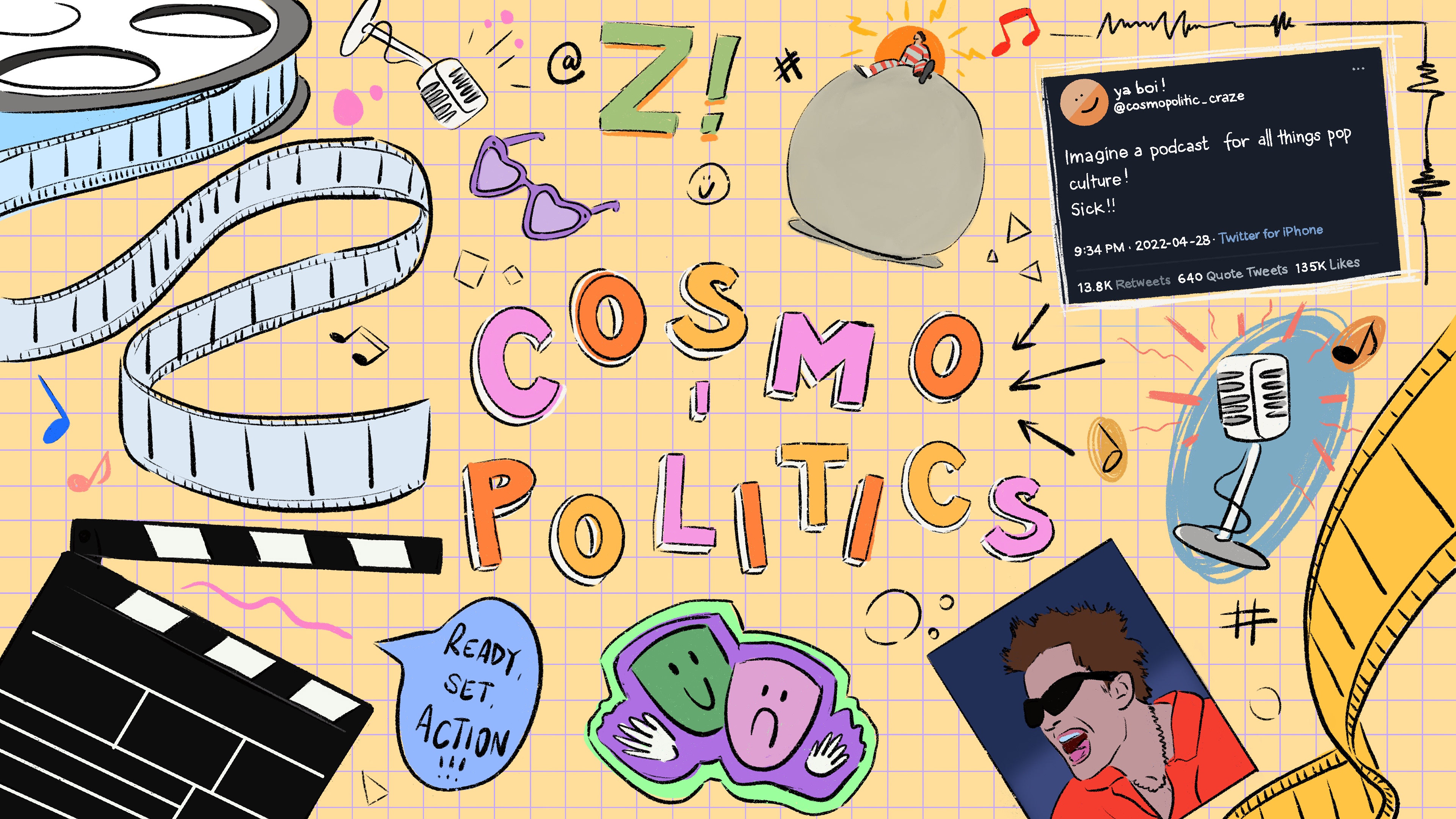 Podcast Logo: Cosmopolitics