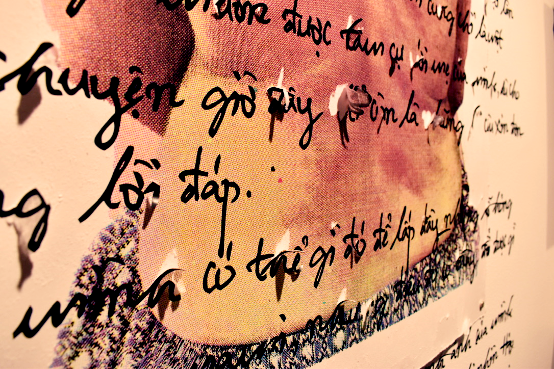 Letters torn off