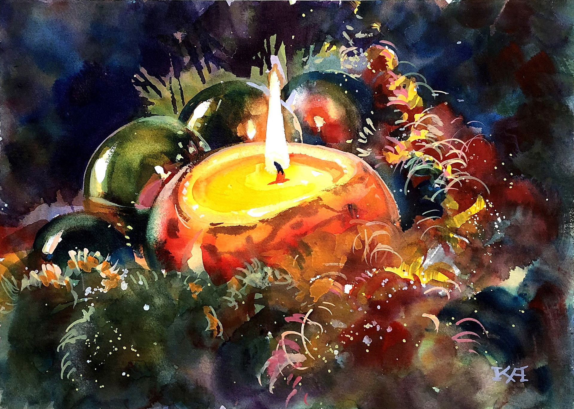 Happy candle 1