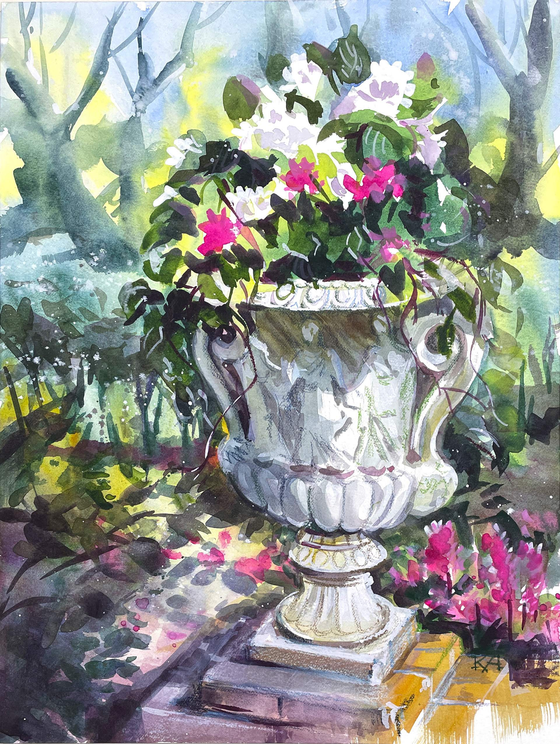 Bayou Bend hydrangeas