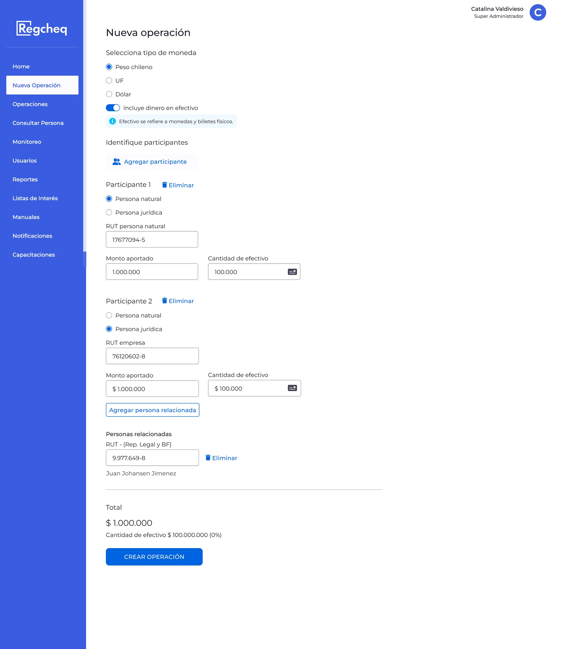 Feature with all the information.