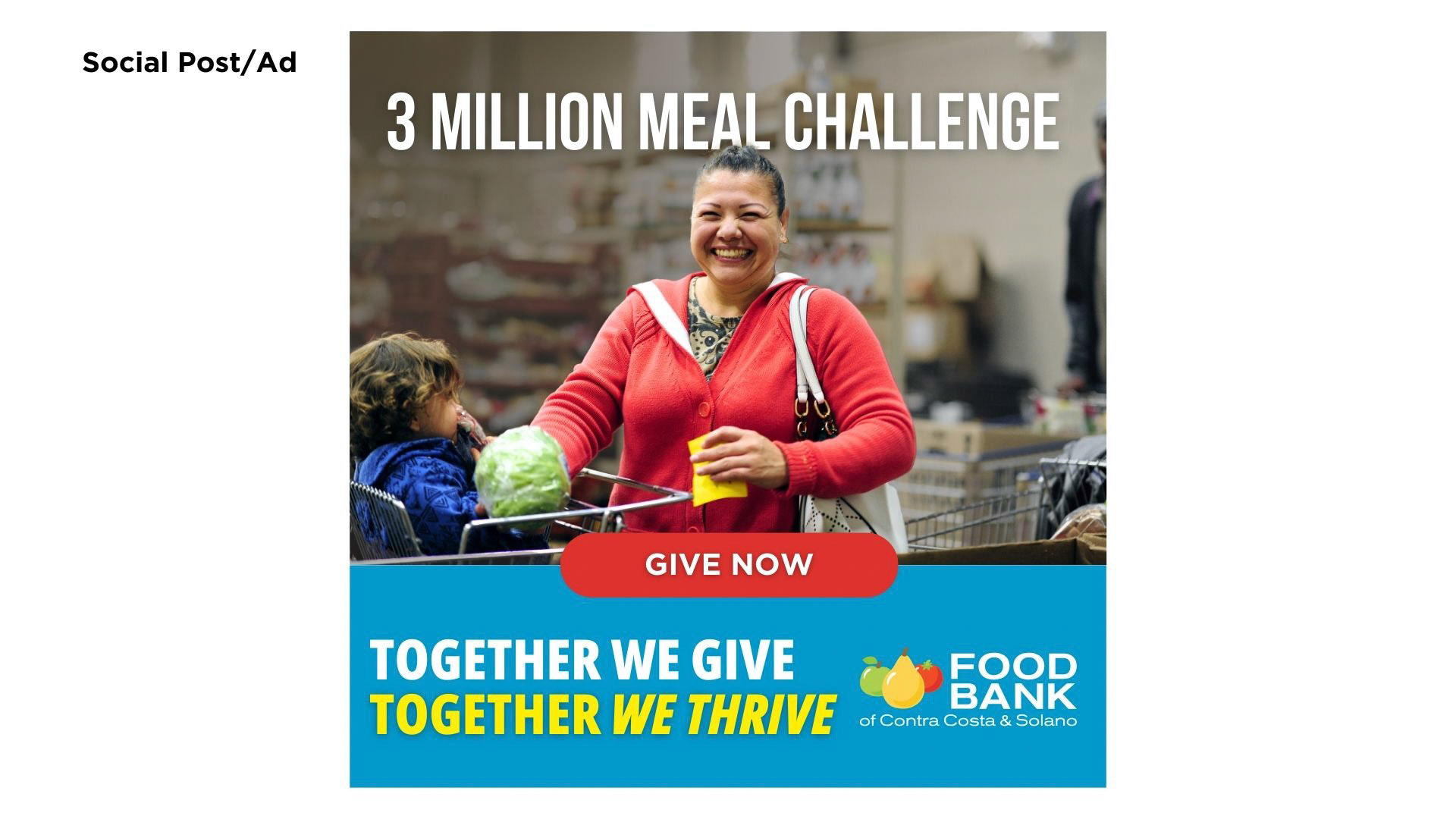 3 Million Meal Challenge 2023 Creatives - Social Post